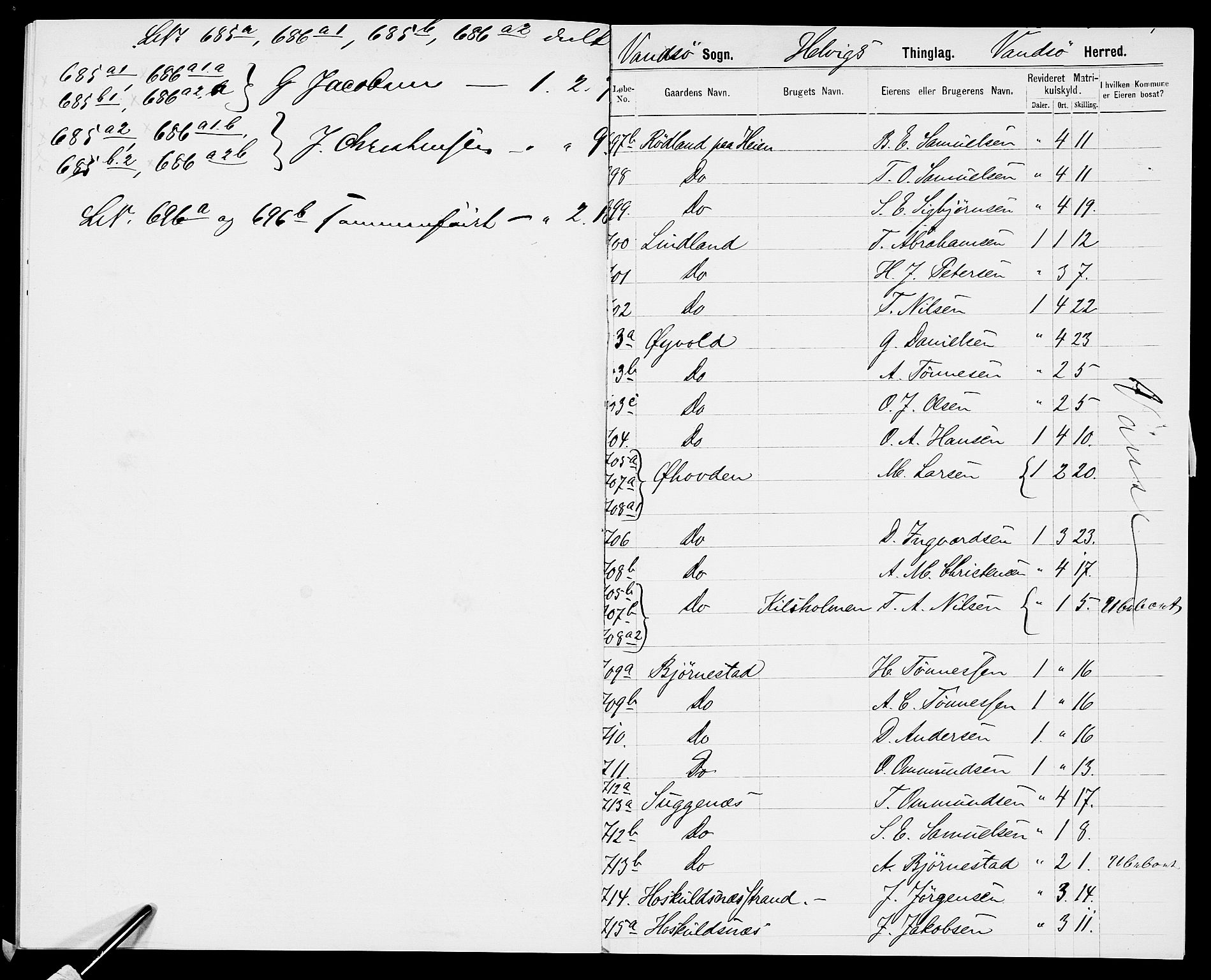 SAK, 1875 census for 1041L Vanse/Vanse og Farsund, 1875, p. 49