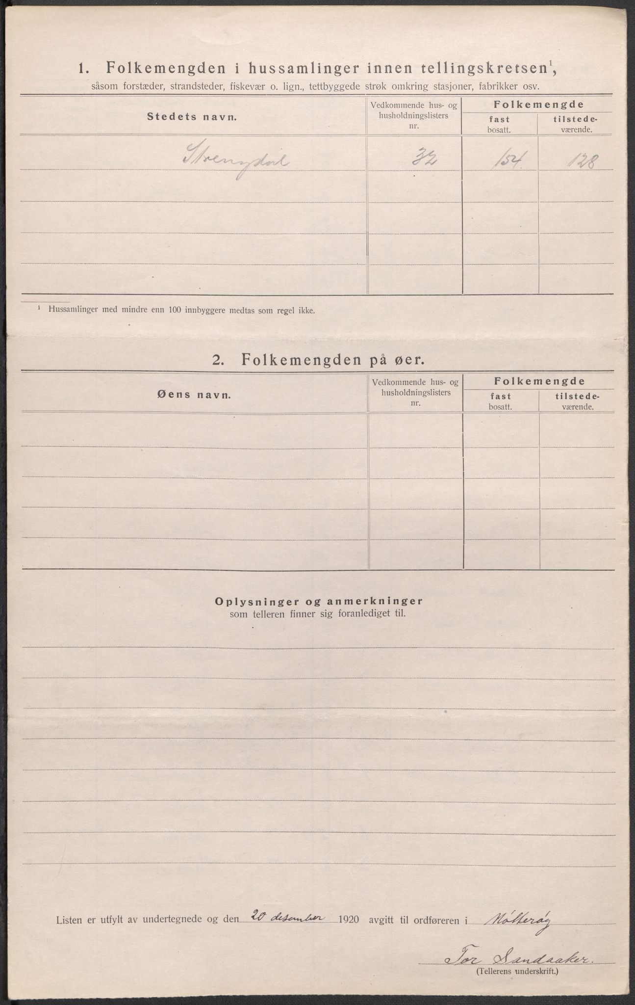 SAKO, 1920 census for Nøtterøy, 1920, p. 43