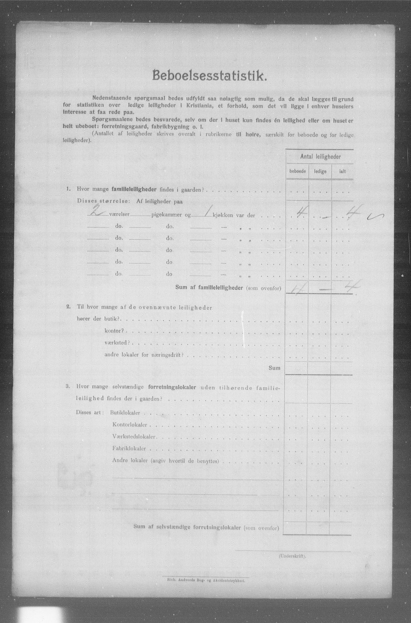 OBA, Municipal Census 1904 for Kristiania, 1904, p. 24177