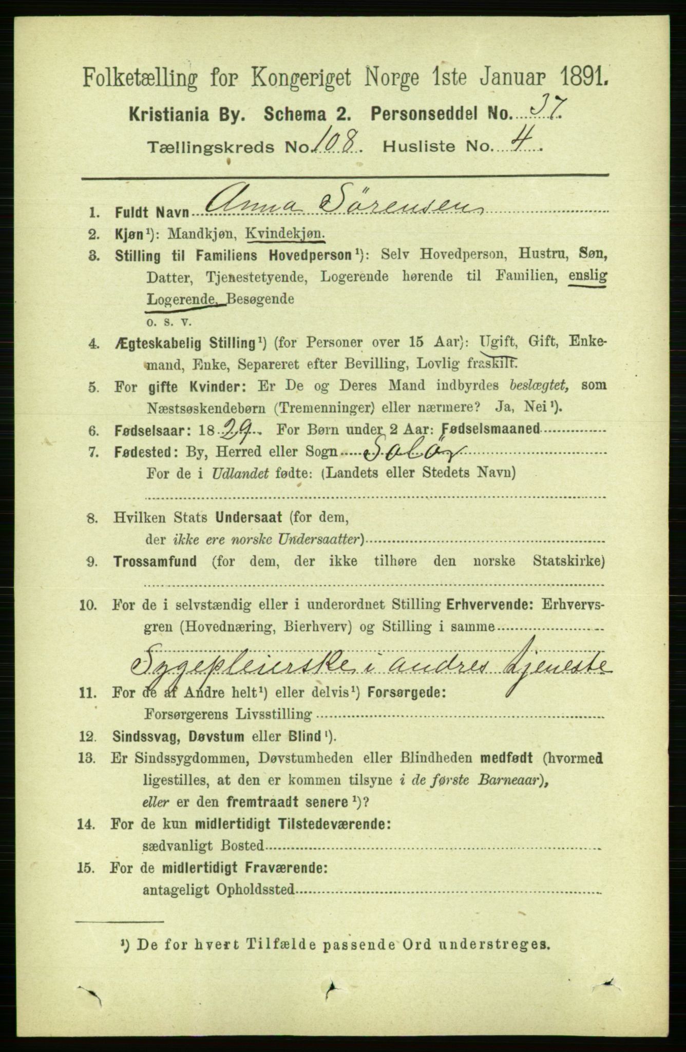 RA, 1891 census for 0301 Kristiania, 1891, p. 55606