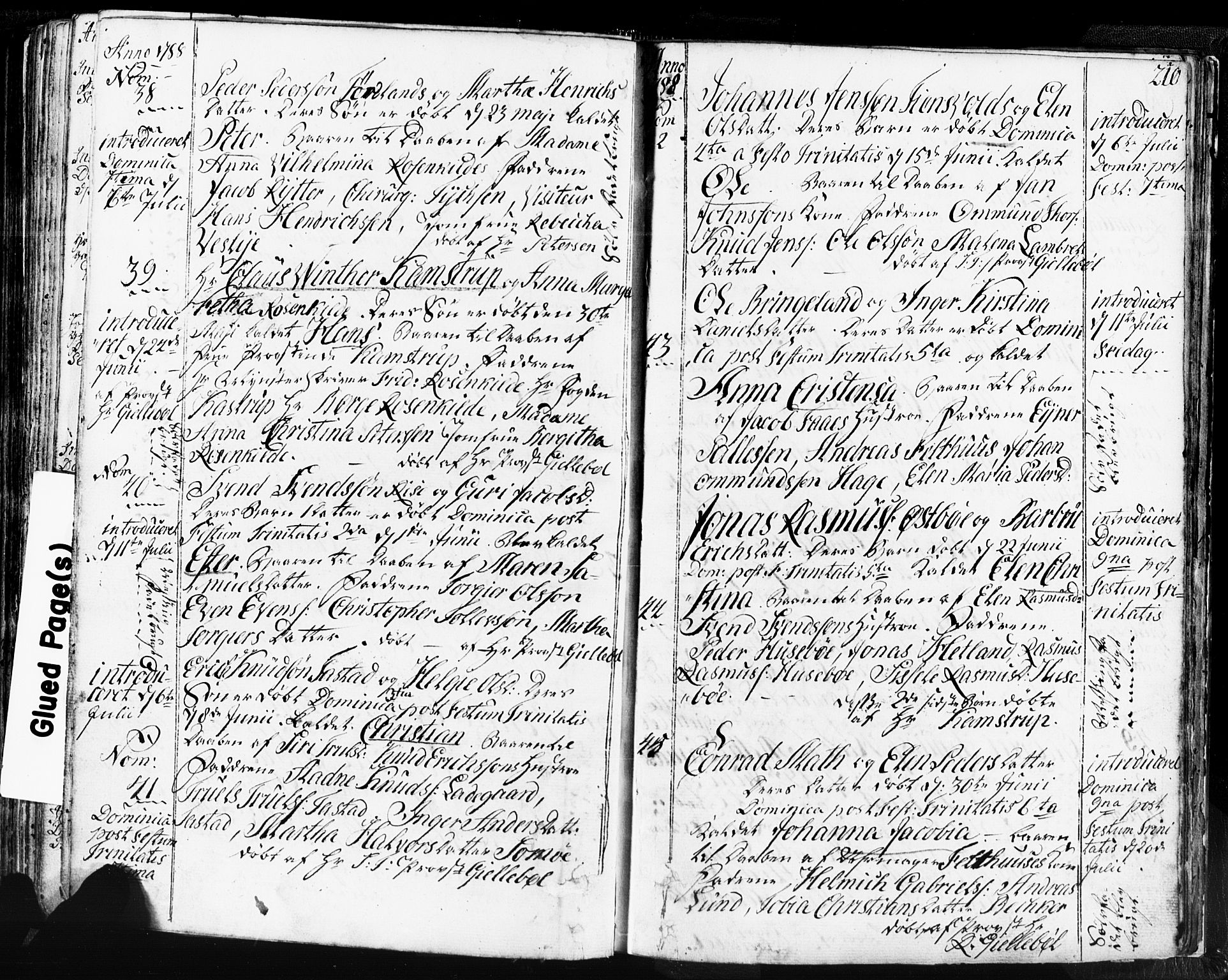 Domkirken sokneprestkontor, AV/SAST-A-101812/001/30/30BB/L0004: Parish register (copy) no. B 4, 1752-1790, p. 210