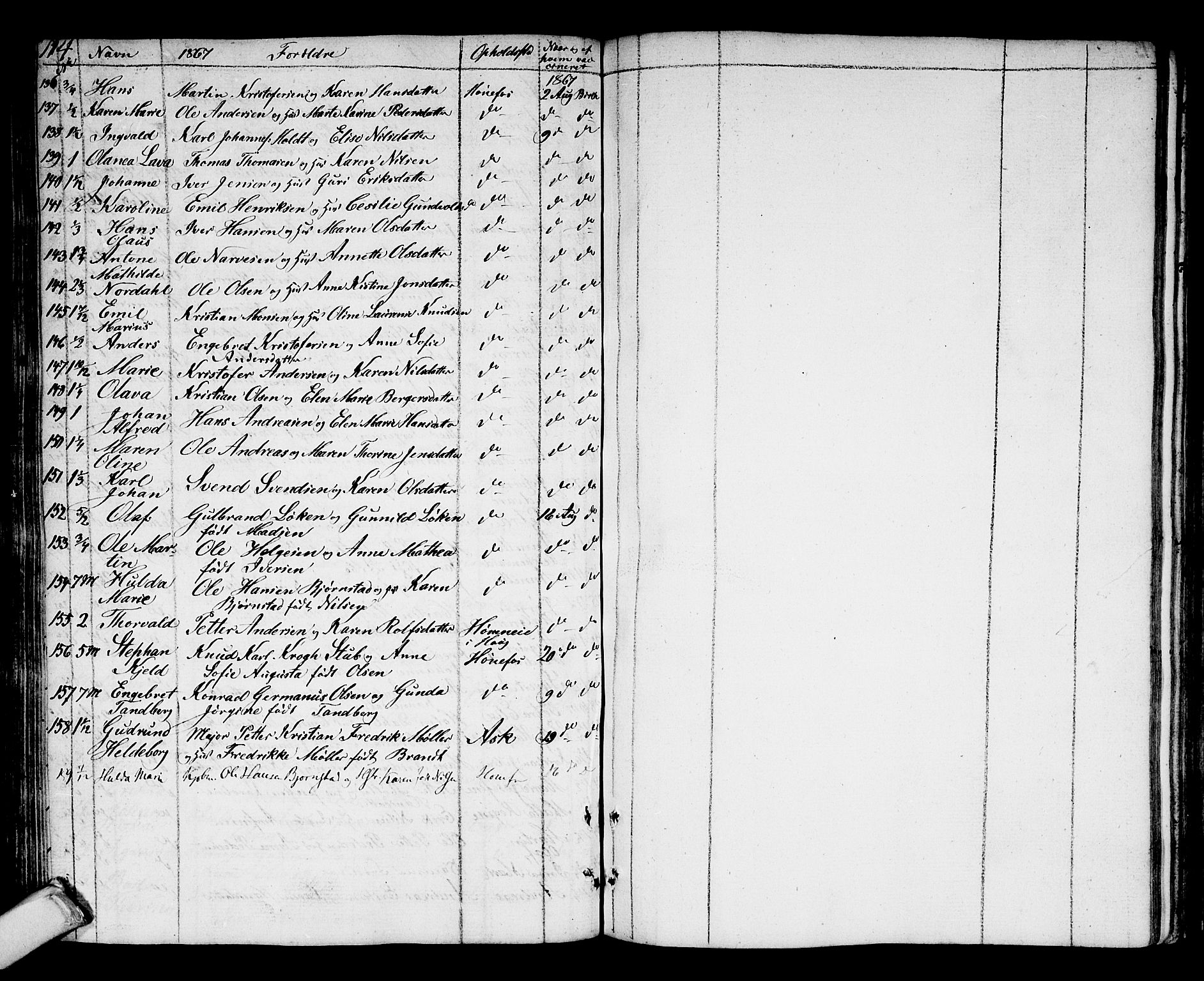 Norderhov kirkebøker, SAKO/A-237/F/Fa/L0007: Parish register (official) no. 7, 1812-1814, p. 114