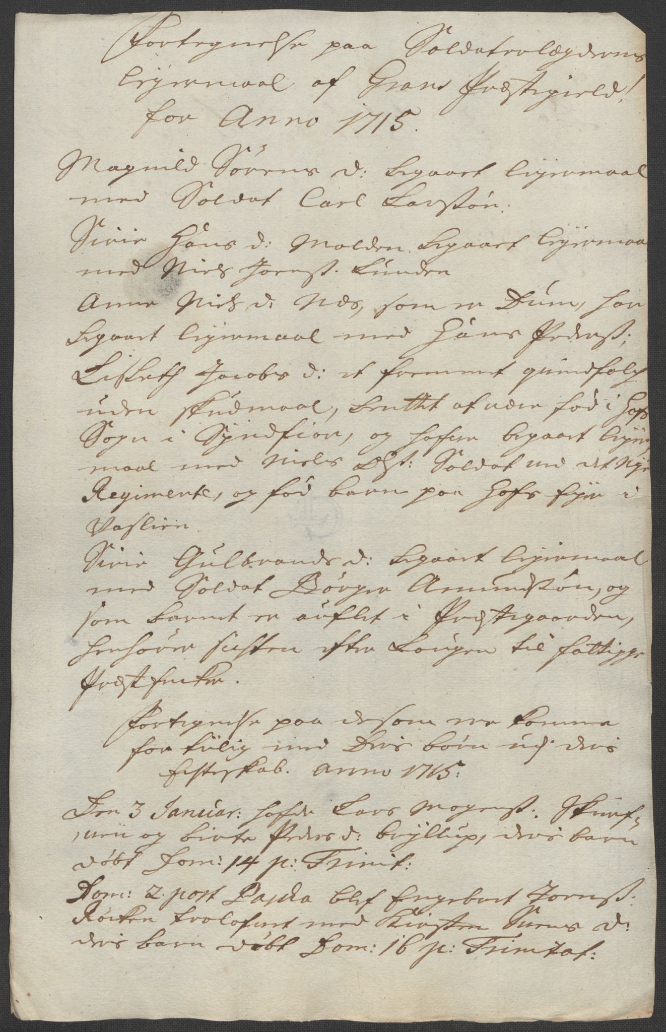 Rentekammeret inntil 1814, Reviderte regnskaper, Fogderegnskap, AV/RA-EA-4092/R18/L1314: Fogderegnskap Hadeland, Toten og Valdres, 1715, p. 326