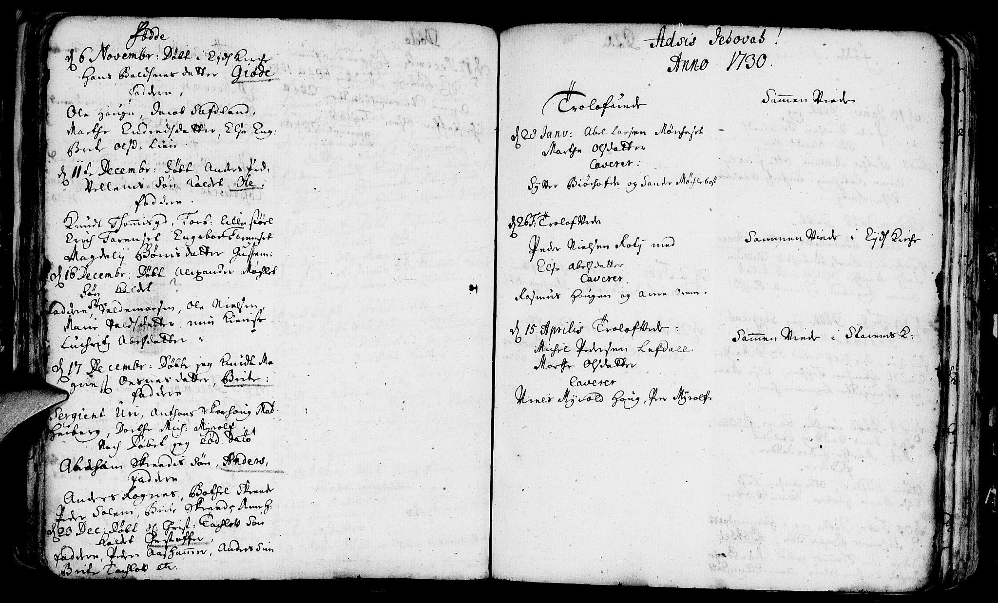 Eid sokneprestembete, SAB/A-82301/H/Haa/Haaa/L0001: Parish register (official) no. A 1, 1722-1740, p. 49