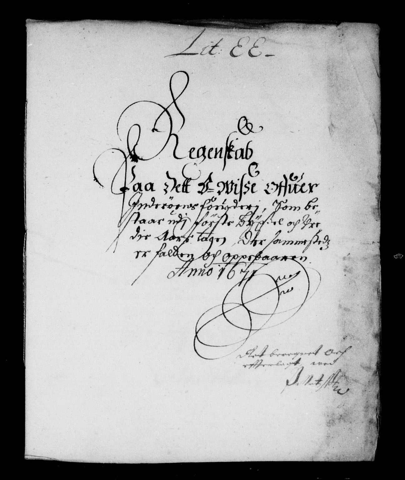 Rentekammeret inntil 1814, Reviderte regnskaper, Stiftamtstueregnskaper, Trondheim stiftamt og Nordland amt, AV/RA-EA-6044/R/Rd/L0033: Trondheim stiftamt, 1671