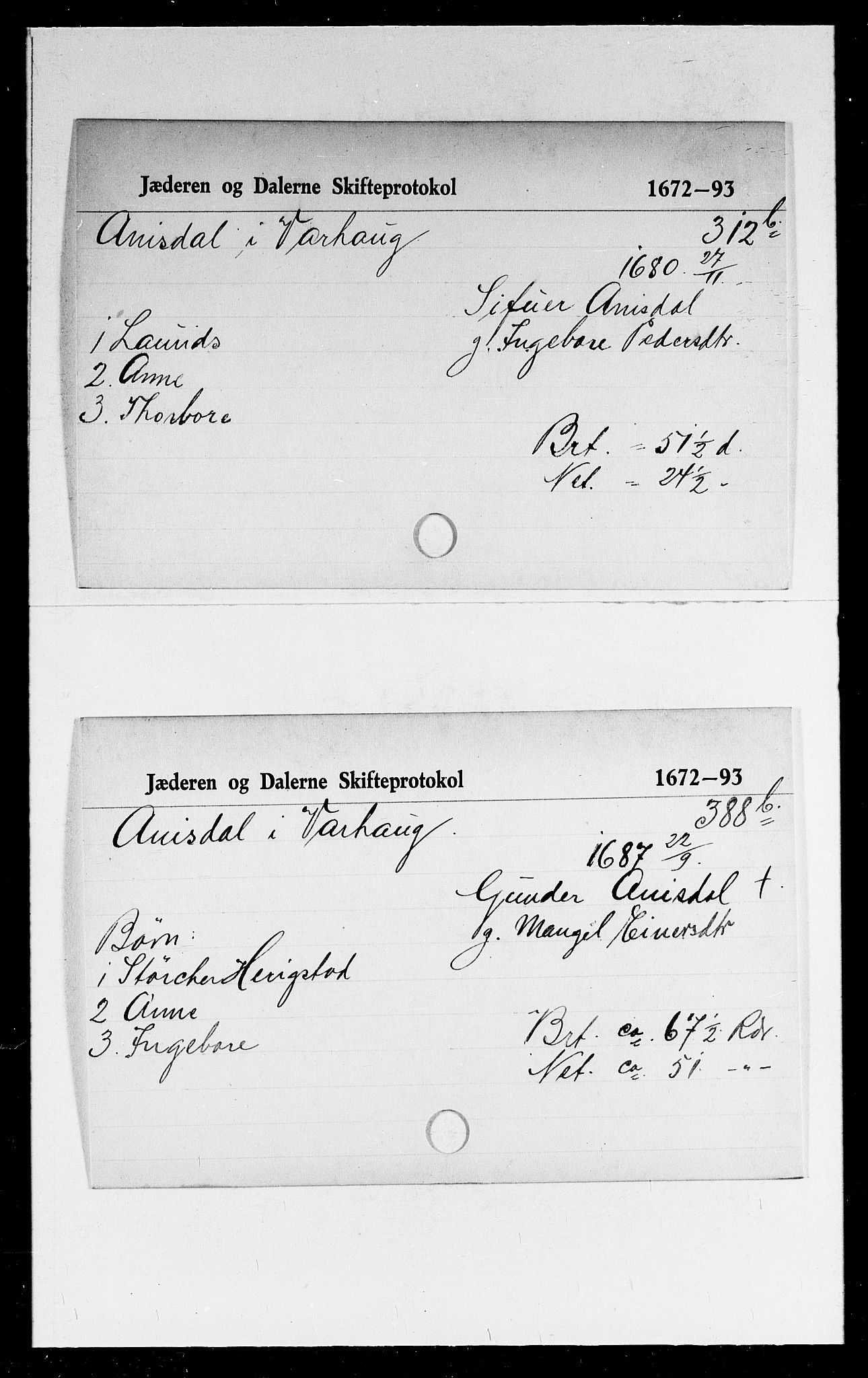 Jæren og Dalane sorenskriveri, AV/SAST-A-100306/5, 1672-1693, p. 32