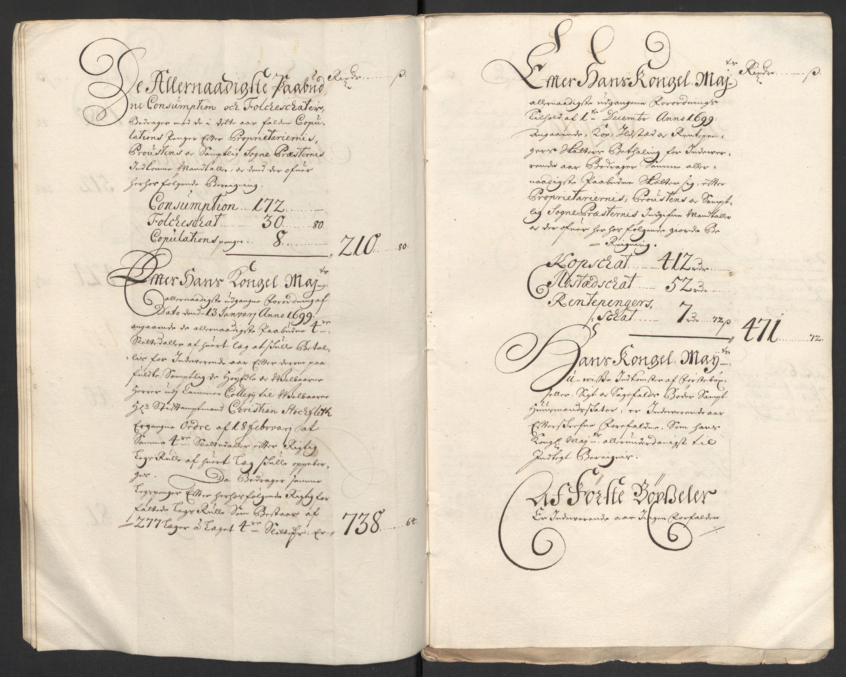 Rentekammeret inntil 1814, Reviderte regnskaper, Fogderegnskap, AV/RA-EA-4092/R16/L1038: Fogderegnskap Hedmark, 1699, p. 8