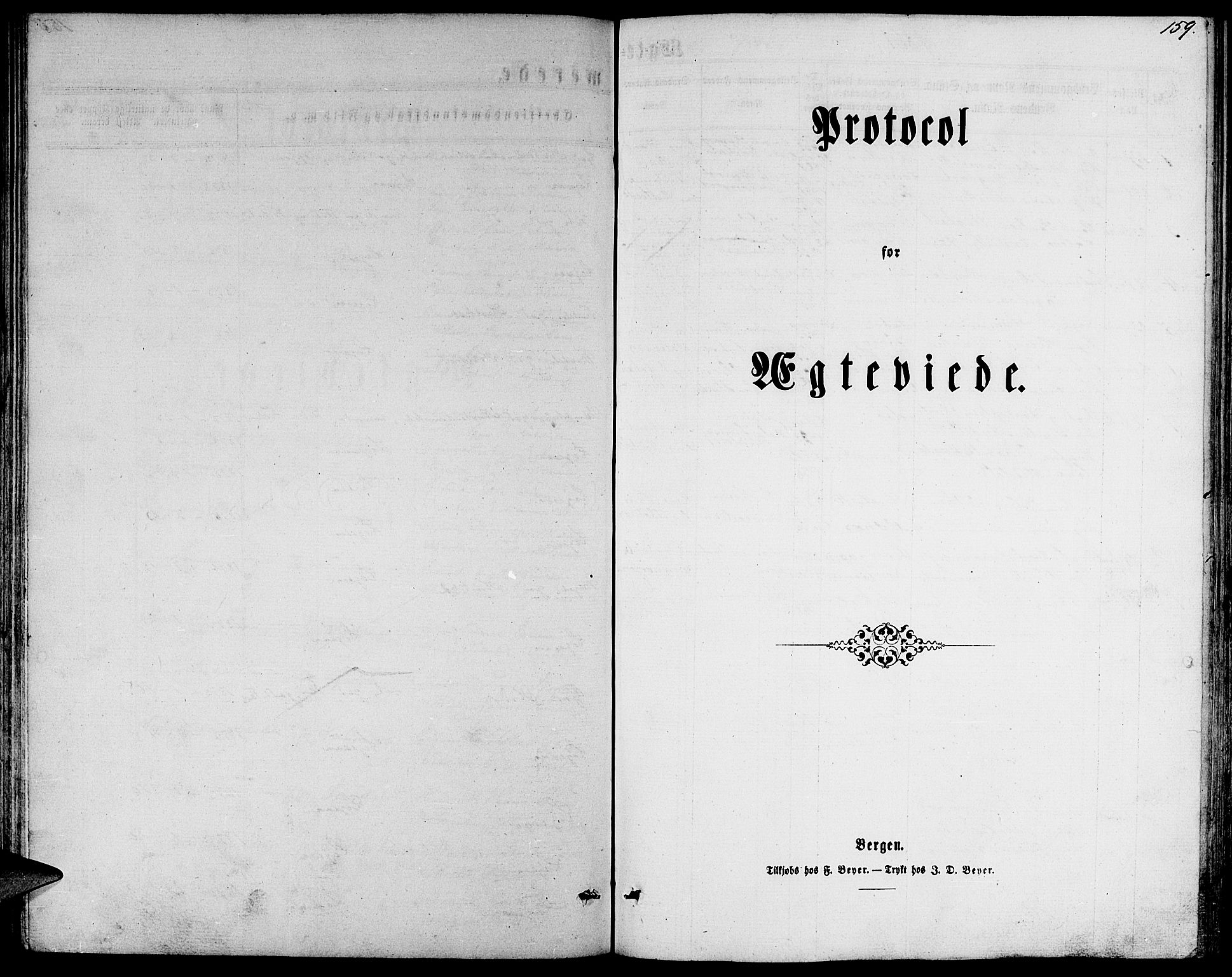 Fusa sokneprestembete, SAB/A-75401/H/Hab: Parish register (copy) no. C 1, 1861-1885, p. 159