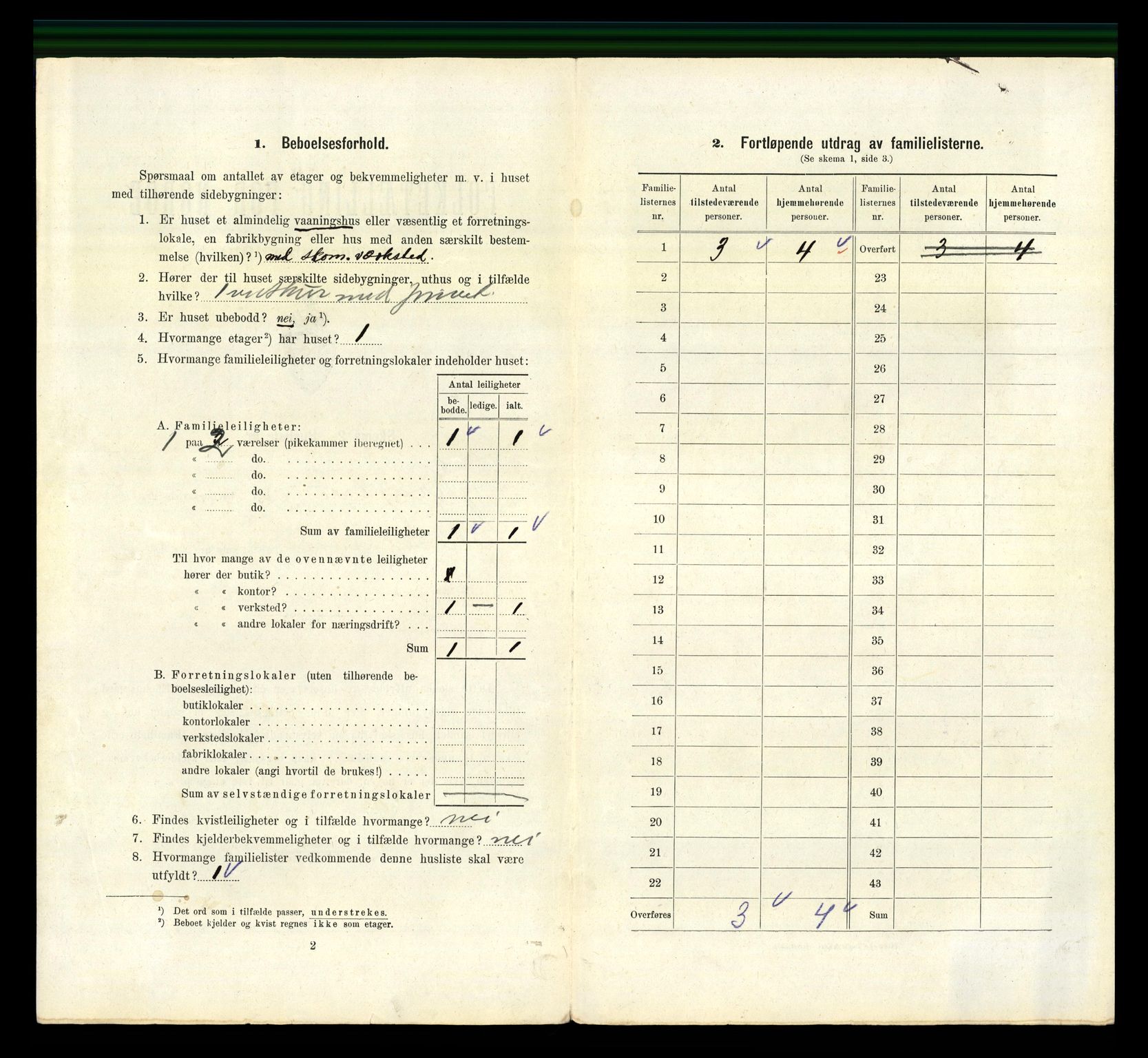 RA, 1910 census for Kragerø, 1910, p. 3937