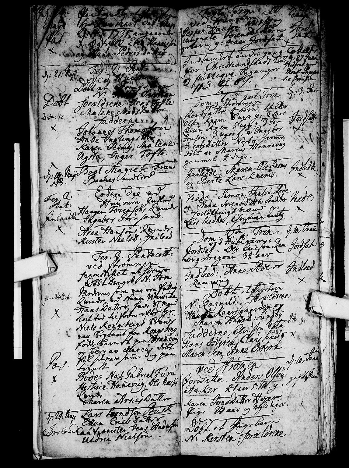 Hurum kirkebøker, AV/SAKO-A-229/F/Fa/L0005: Parish register (official) no. 5, 1735-1739, p. 16-17