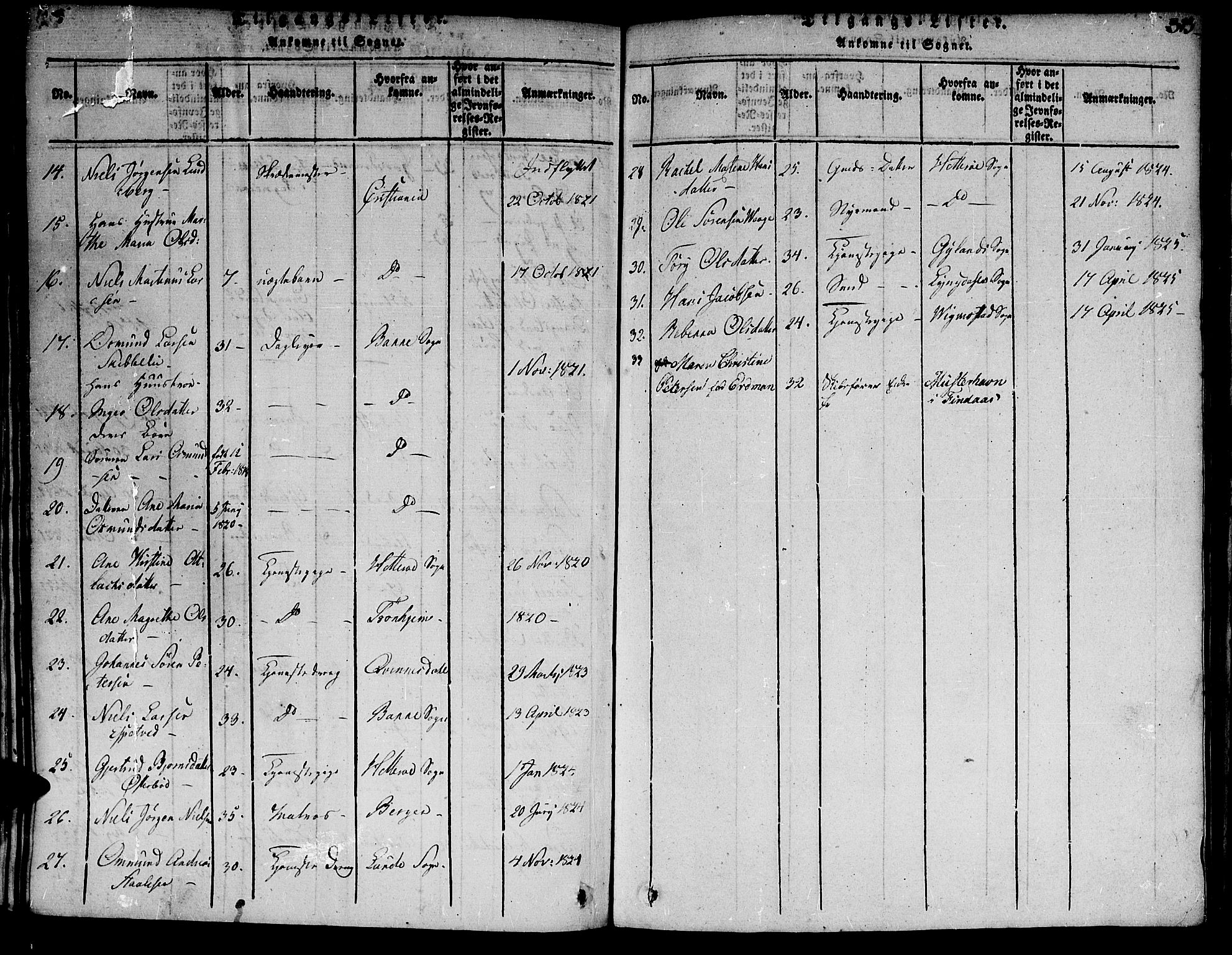 Flekkefjord sokneprestkontor, SAK/1111-0012/F/Fa/Fac/L0002: Parish register (official) no. A 2, 1815-1826, p. 313