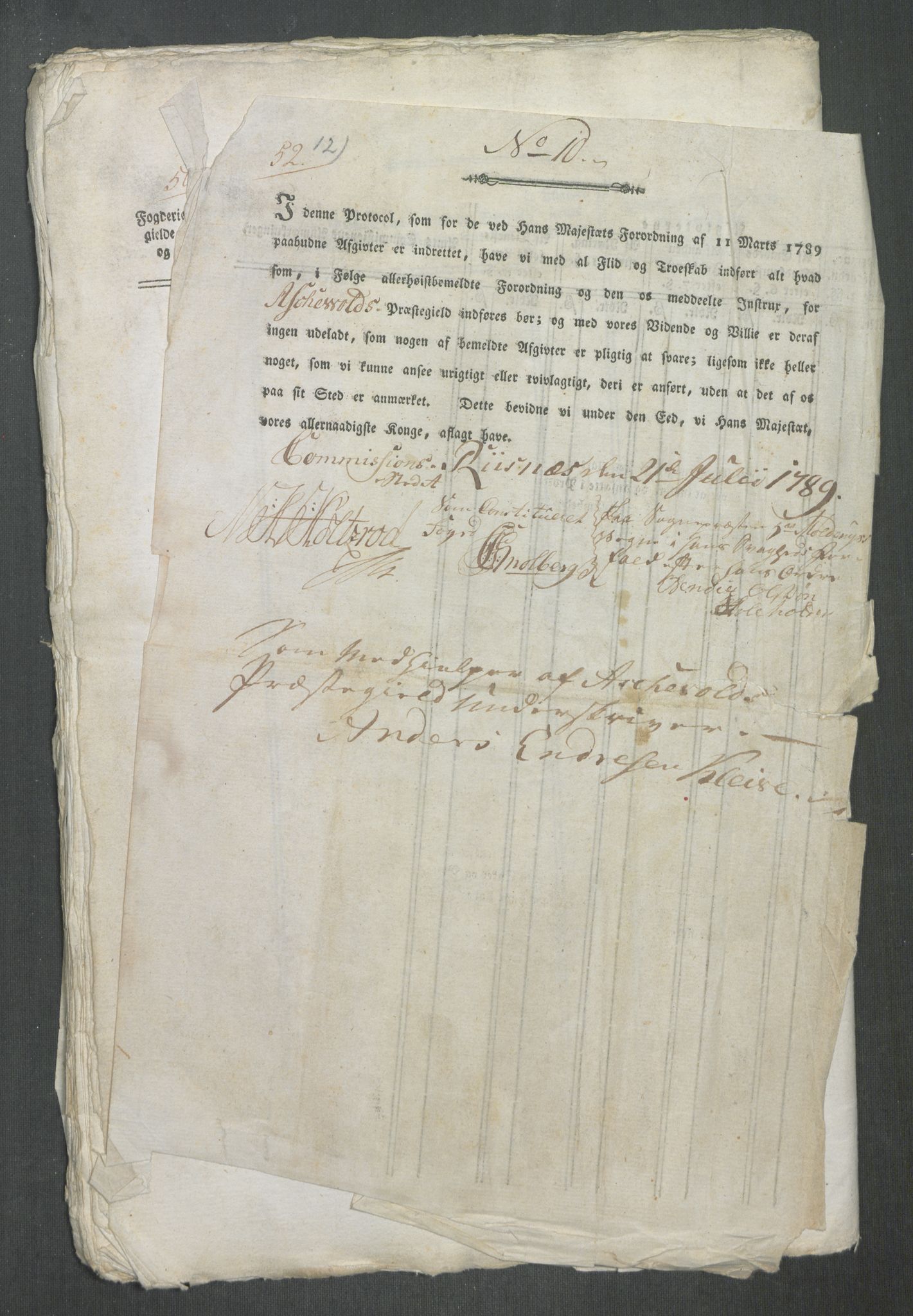 Rentekammeret inntil 1814, Reviderte regnskaper, Mindre regnskaper, AV/RA-EA-4068/Rf/Rfe/L0057: Ytre og Indre Sogn fogderi, 1789, p. 357