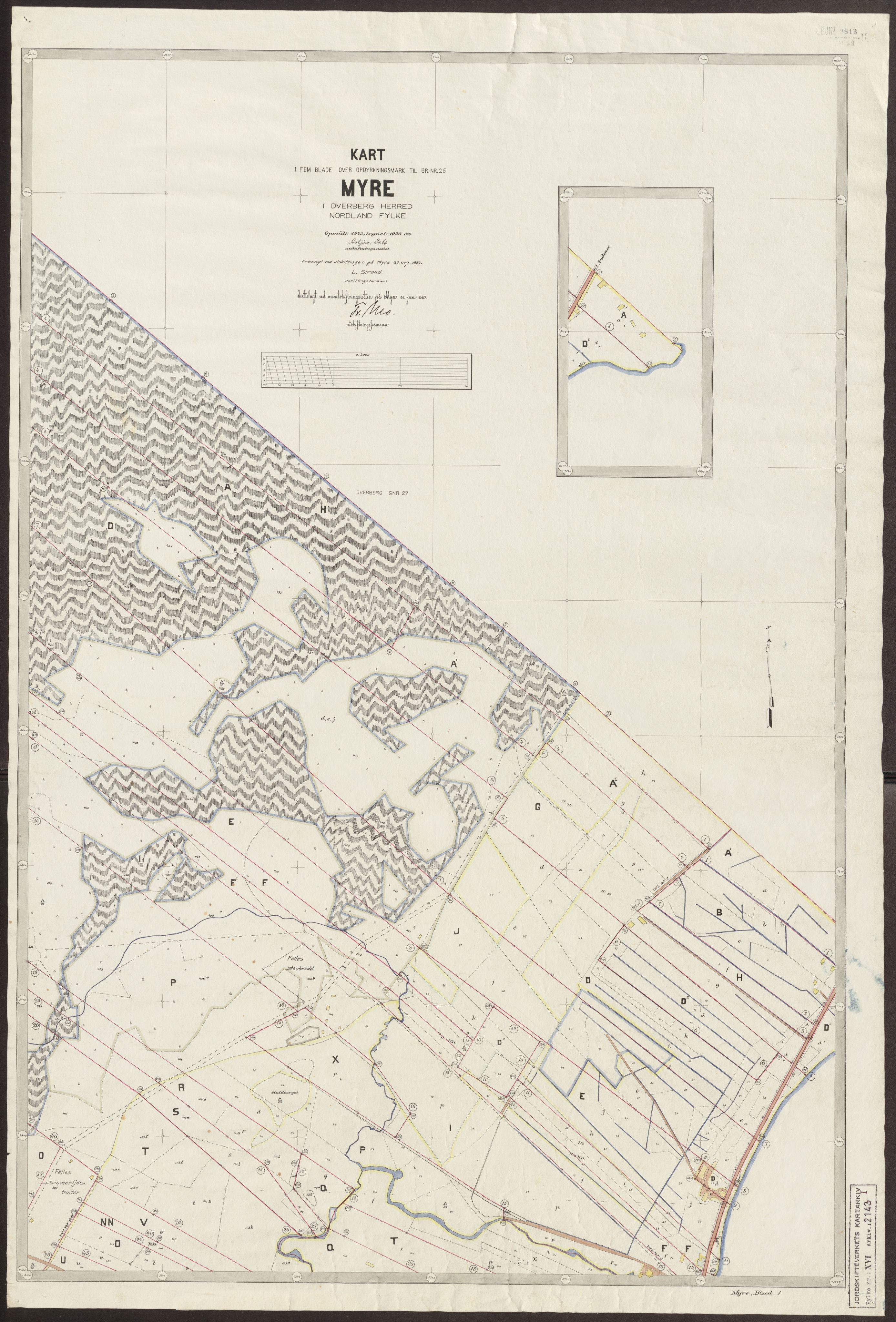 Jordskifteverkets kartarkiv, AV/RA-S-3929/T, 1859-1988, p. 2640