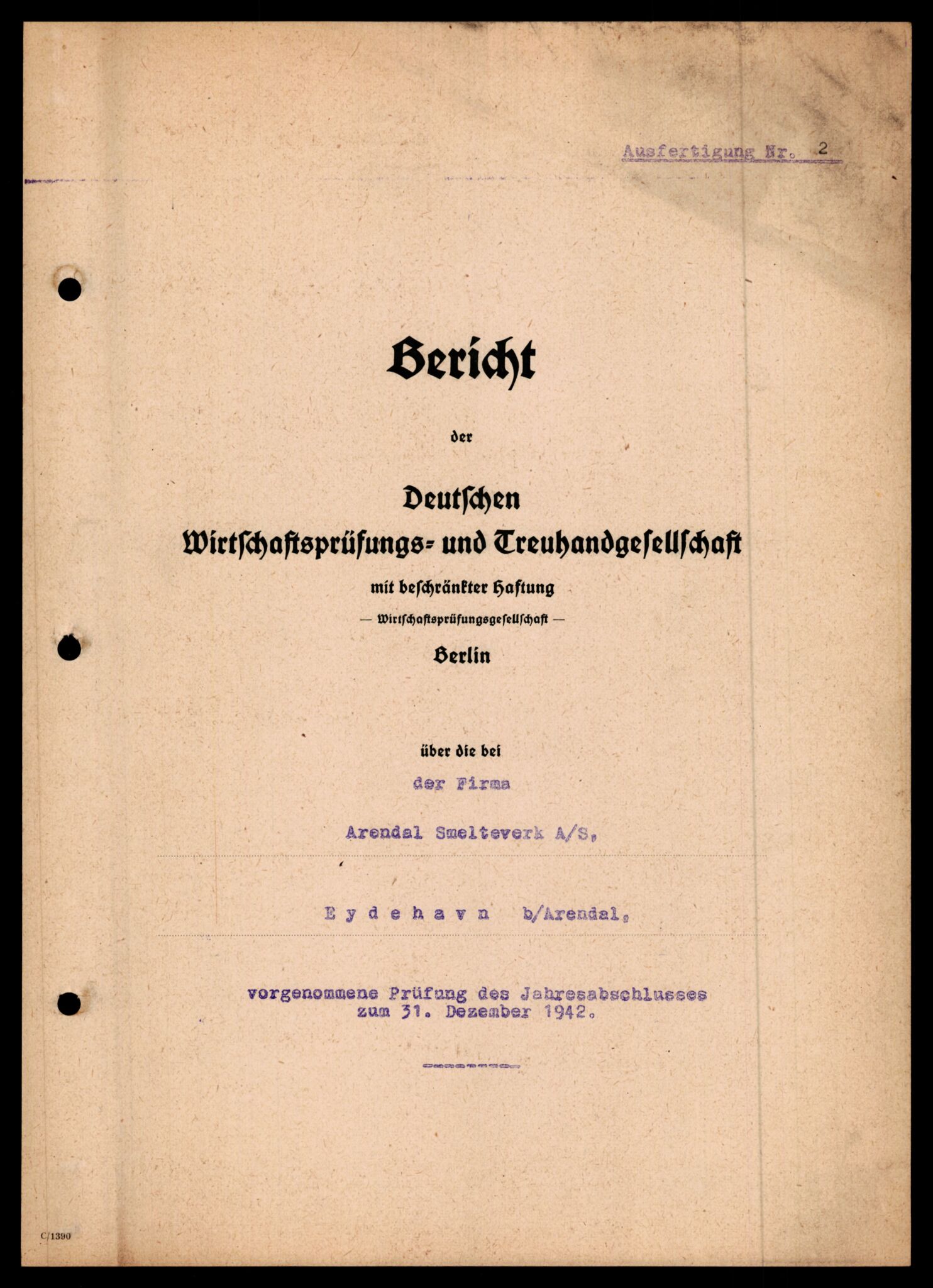 Forsvarets Overkommando. 2 kontor. Arkiv 11.4. Spredte tyske arkivsaker, AV/RA-RAFA-7031/D/Dar/Darc/L0030: Tyske oppgaver over norske industribedrifter, 1940-1943, p. 688