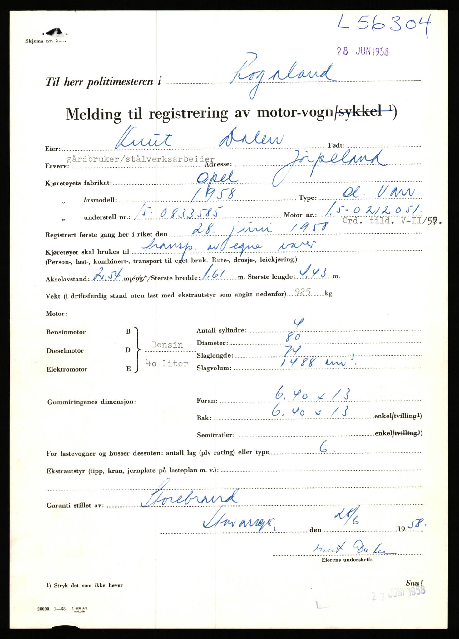 Stavanger trafikkstasjon, AV/SAST-A-101942/0/F/L0055: L-55700 - L-56499, 1930-1971, p. 1433