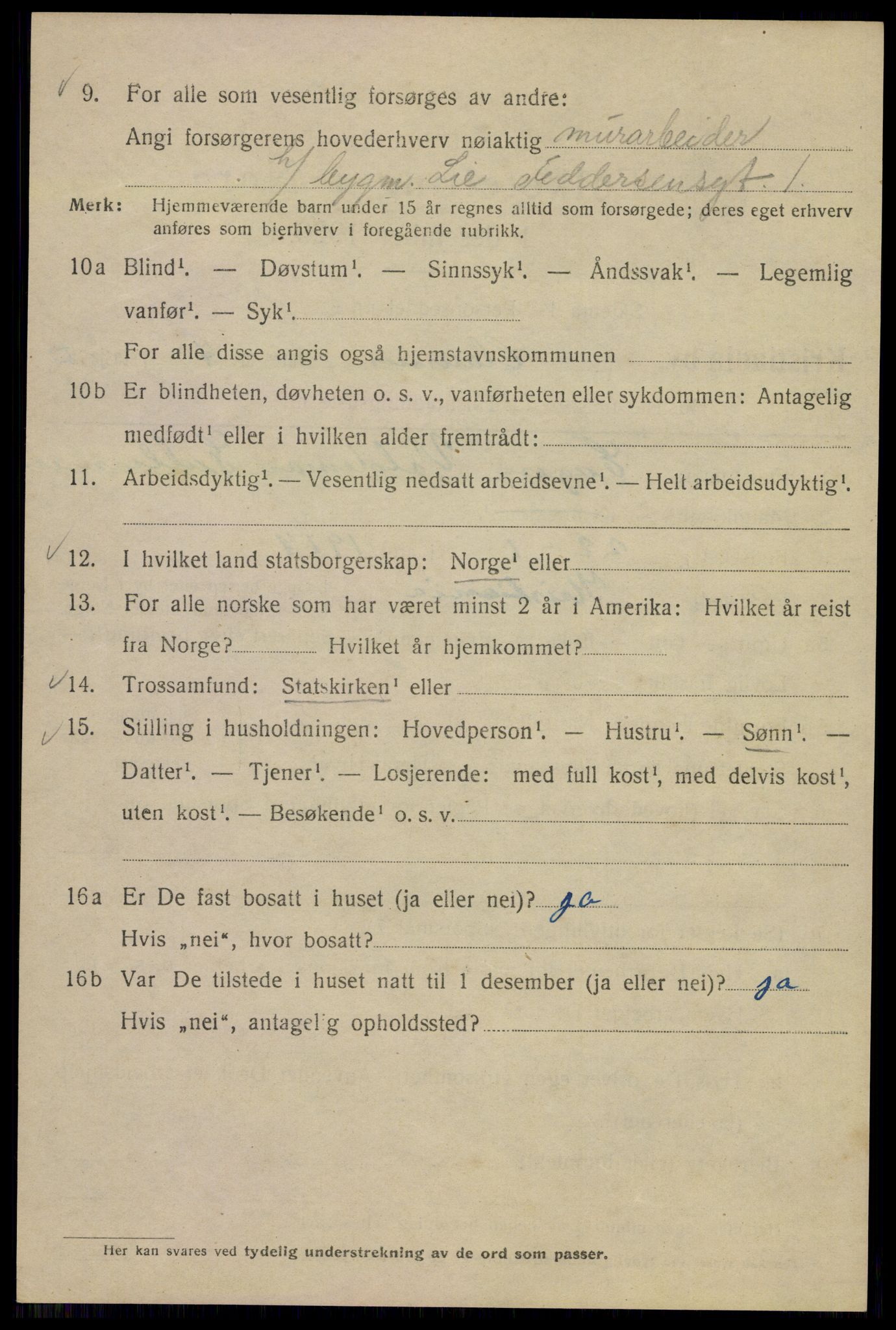 SAO, 1920 census for Kristiania, 1920, p. 187130