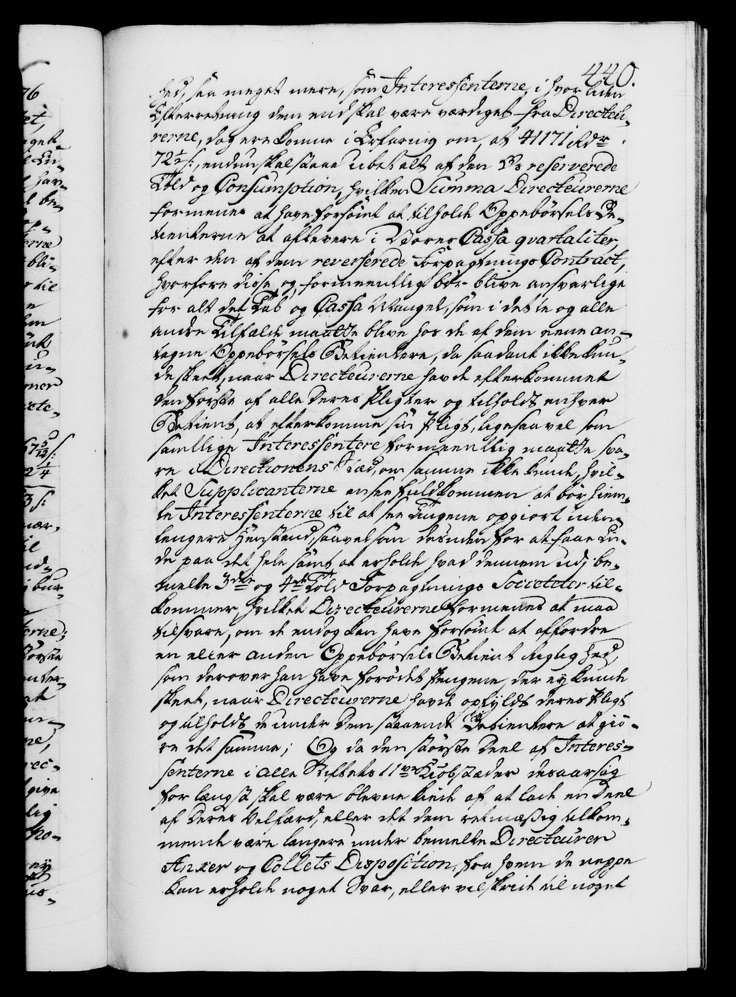 Danske Kanselli 1572-1799, AV/RA-EA-3023/F/Fc/Fca/Fcab/L0042: Norske tegnelser, 1777-1781, p. 440a