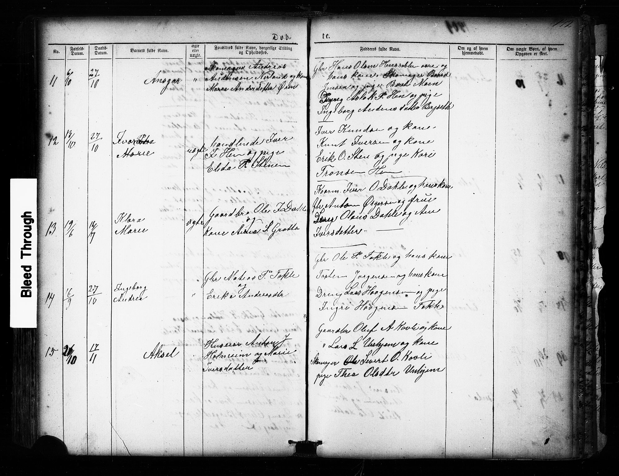 Ministerialprotokoller, klokkerbøker og fødselsregistre - Møre og Romsdal, AV/SAT-A-1454/545/L0588: Parish register (copy) no. 545C02, 1867-1902, p. 142