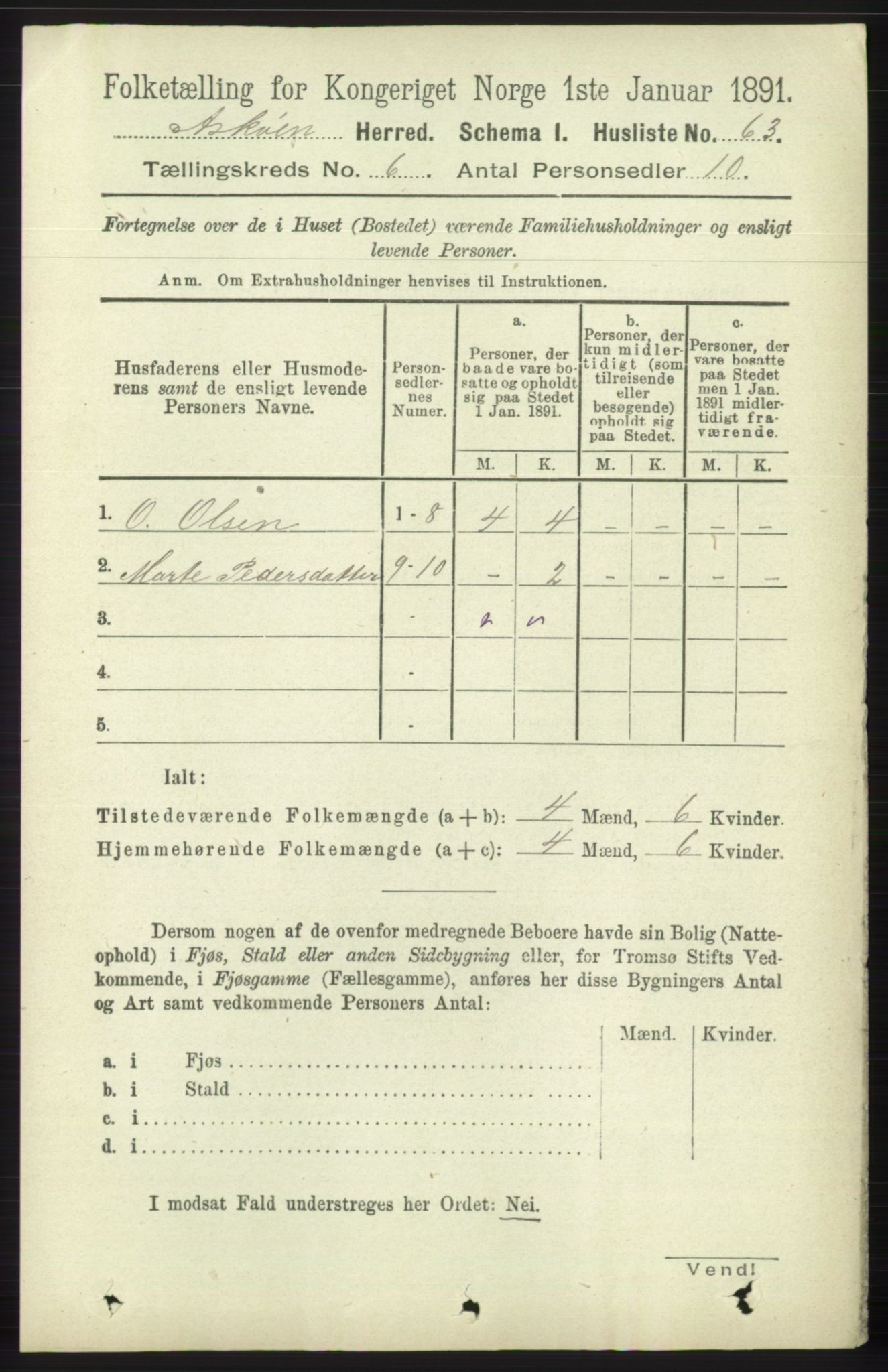 RA, 1891 census for 1247 Askøy, 1891, p. 3987