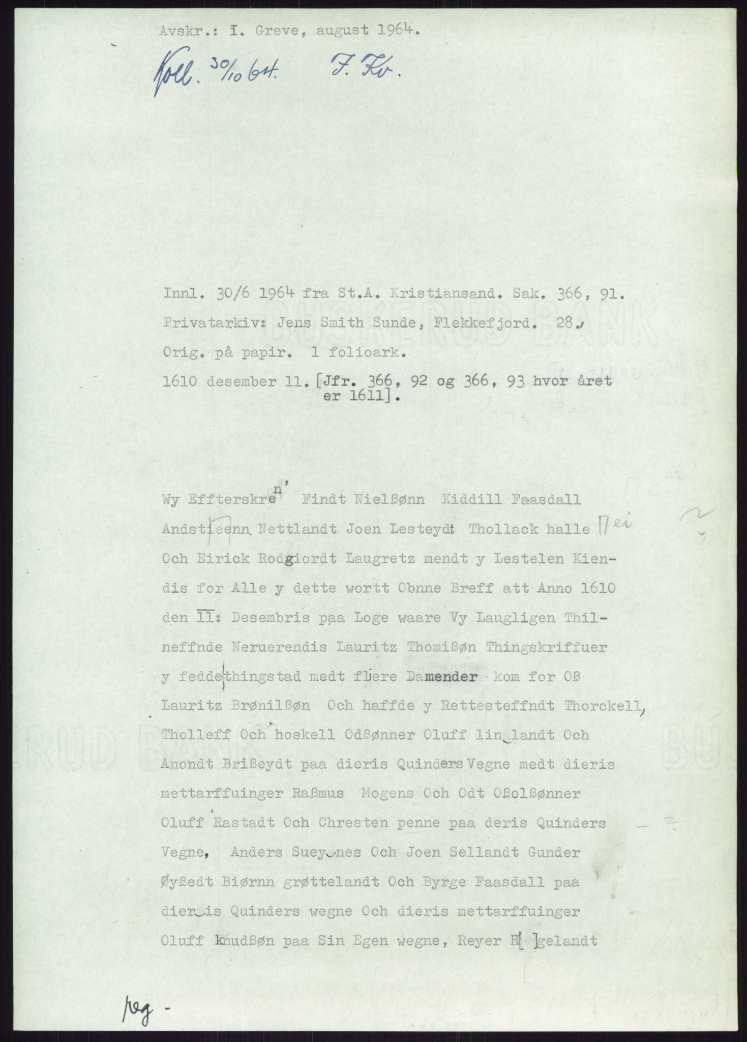 Samlinger til kildeutgivelse, Diplomavskriftsamlingen, RA/EA-4053/H/Ha, p. 3348