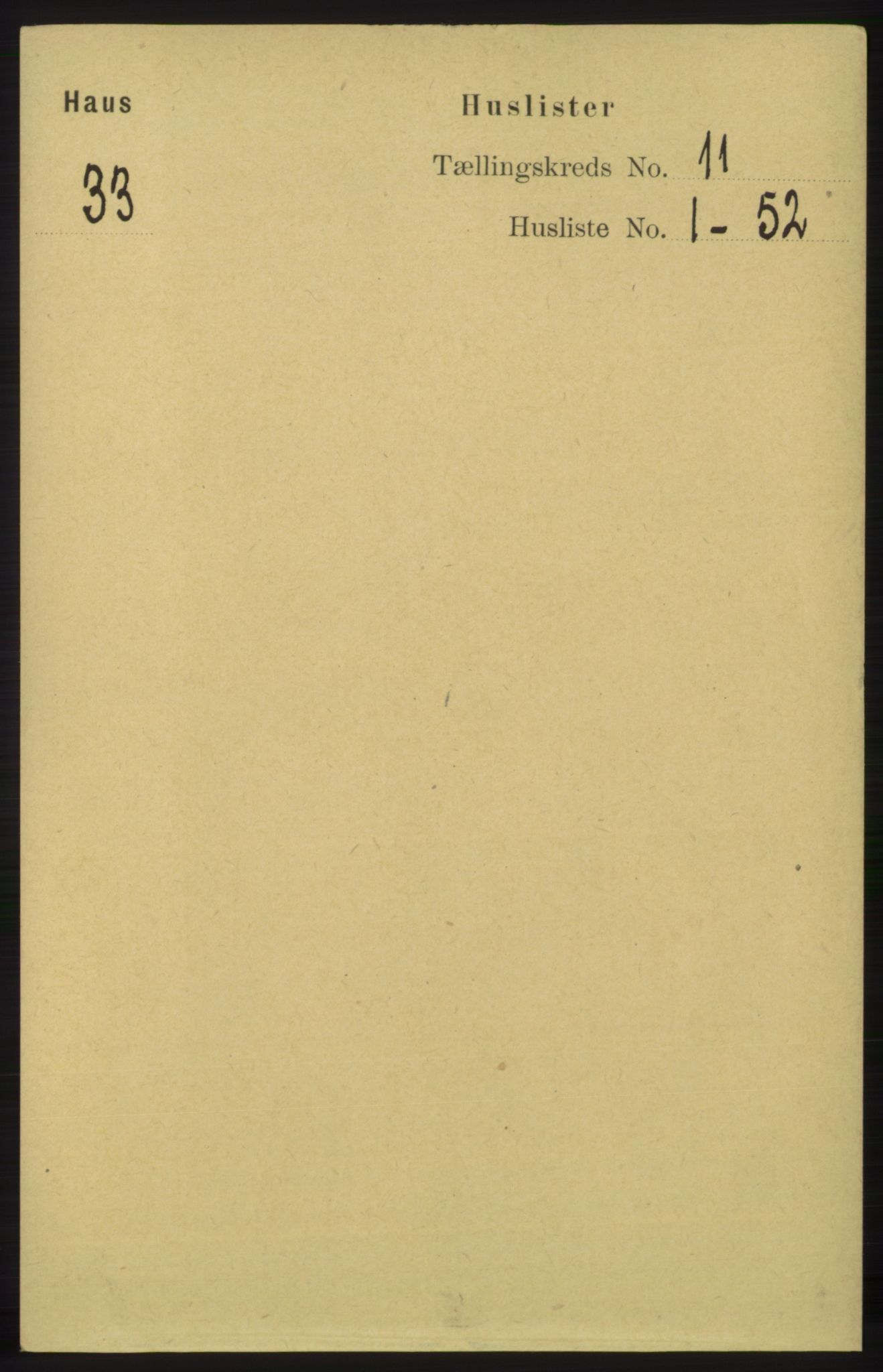 RA, 1891 census for 1250 Haus, 1891, p. 4271