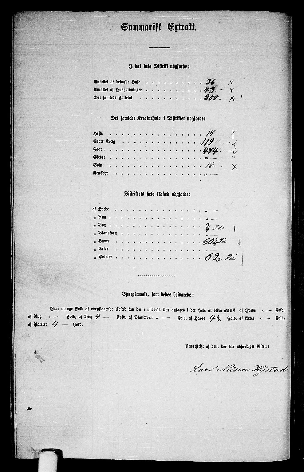 RA, 1865 census for Stord, 1865, p. 135