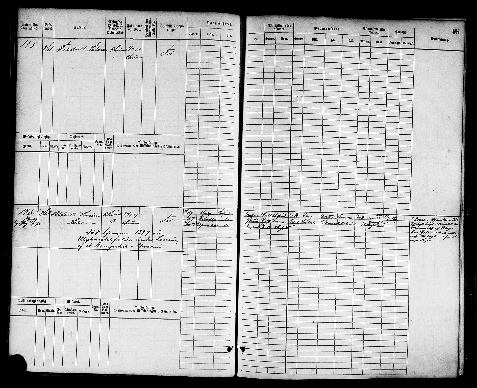 Kristiansand mønstringskrets, AV/SAK-2031-0015/F/Fb/L0003: Hovedrulle nr 1-762, I-10, 1860-1911, p. 109