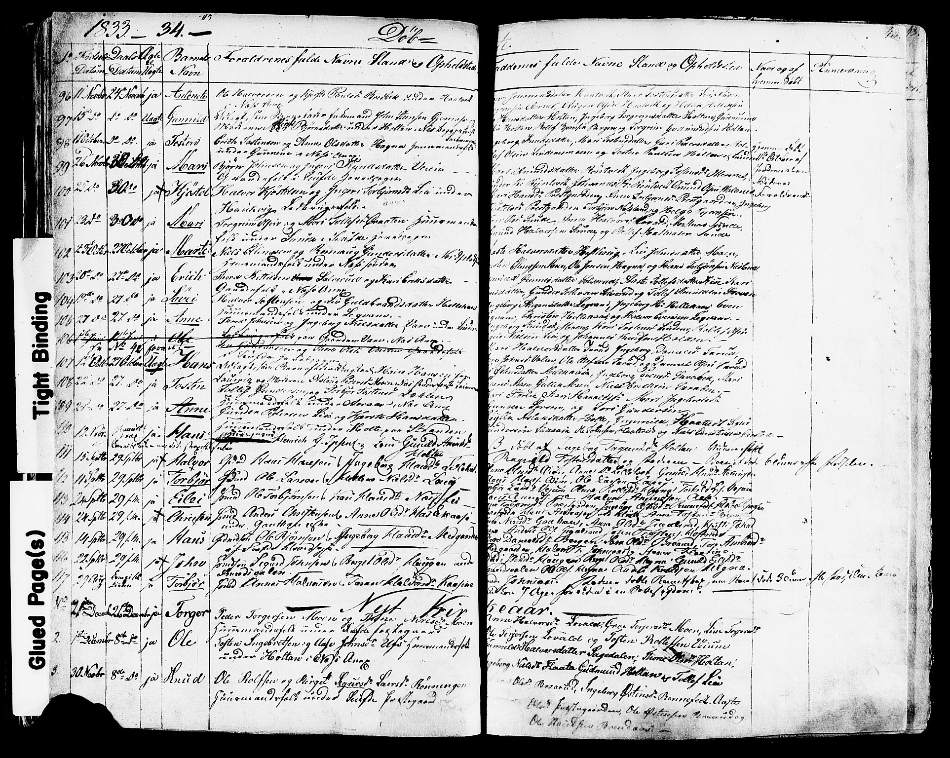 Sauherad kirkebøker, SAKO/A-298/F/Fa/L0006: Parish register (official) no. I 6, 1827-1850, p. 43