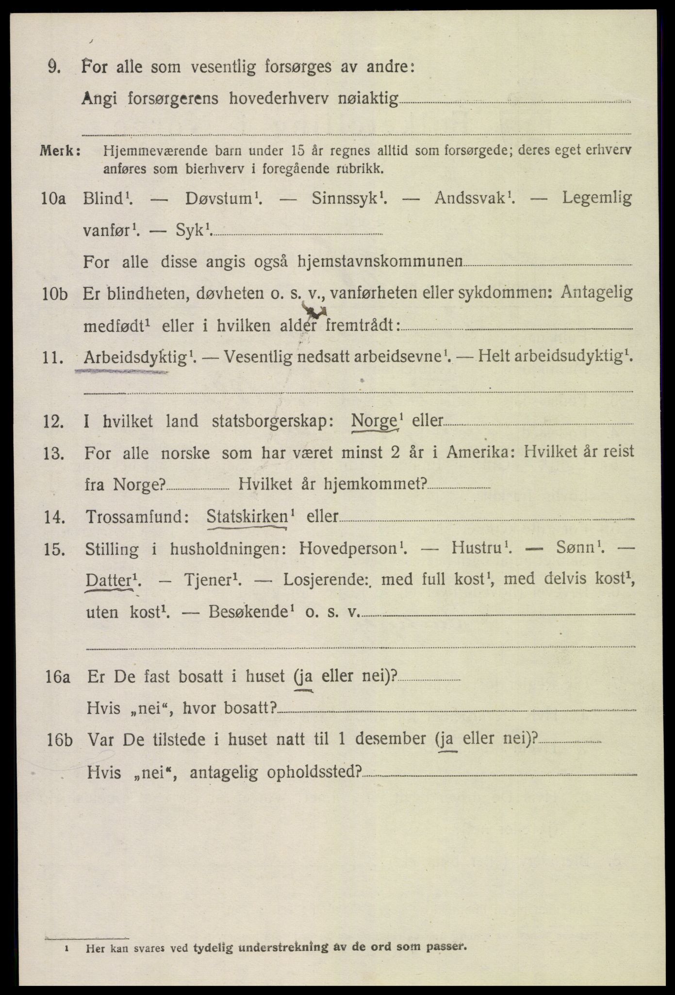 SAK, 1920 census for Landvik, 1920, p. 1767