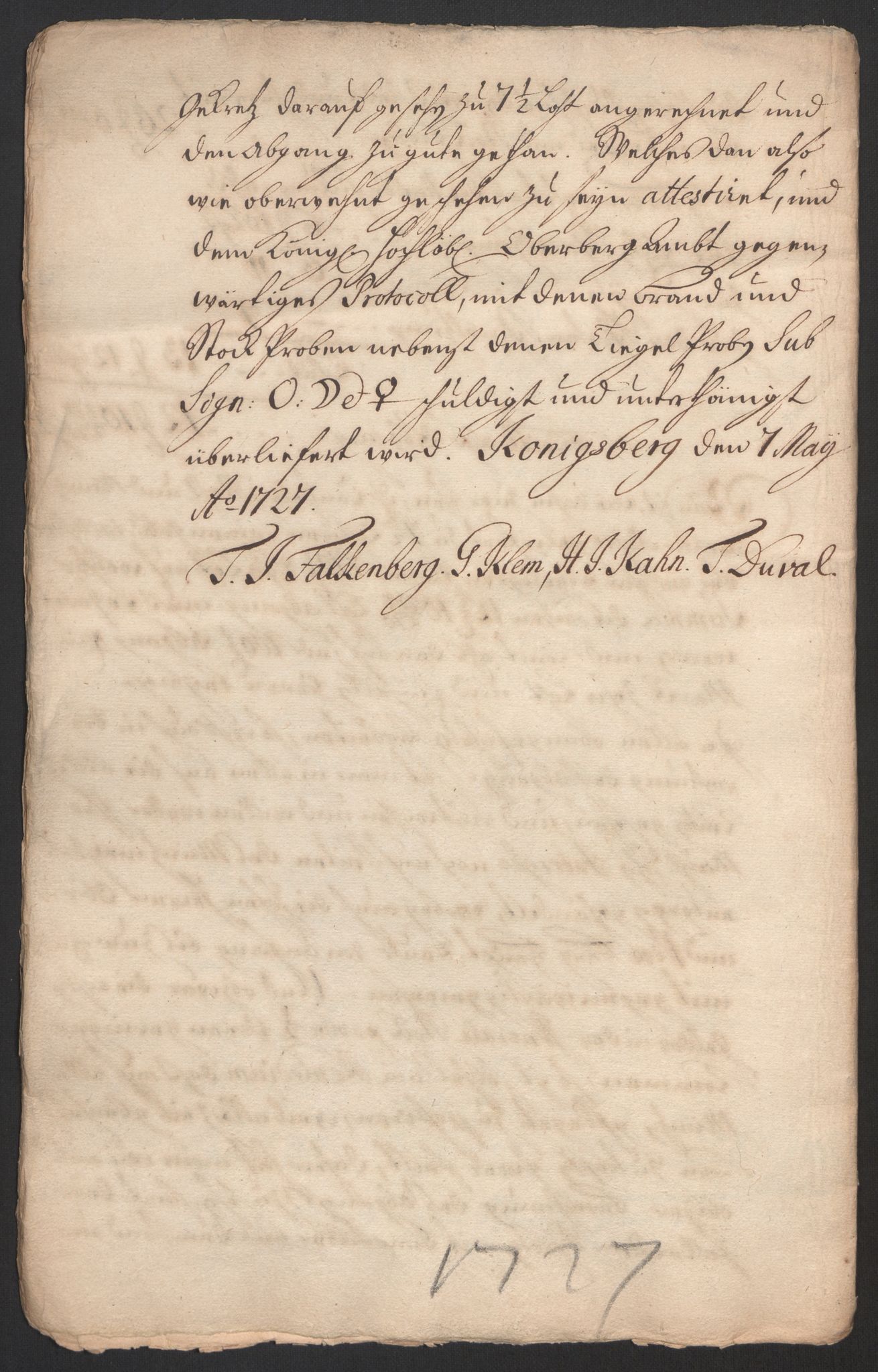Rentekammeret inntil 1814, Realistisk ordnet avdeling, AV/RA-EA-4070/Oa/L0014: [Y17]: Forskjellige dokumenter om Kongsbergs mynt, 1723-1765, p. 33