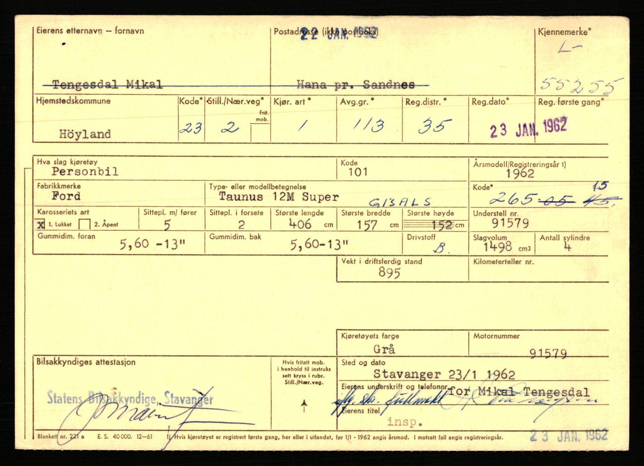 Stavanger trafikkstasjon, AV/SAST-A-101942/0/F/L0054: L-54200 - L-55699, 1930-1971, p. 2143