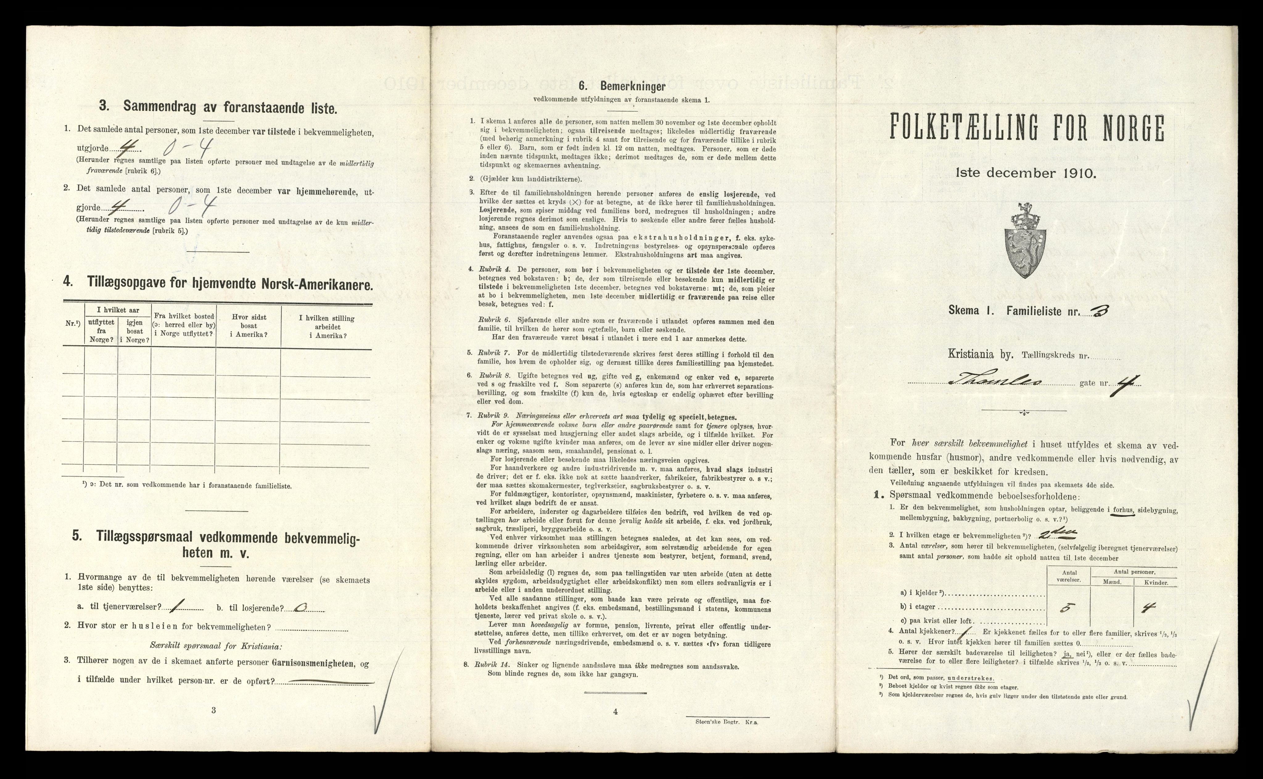 RA, 1910 census for Kristiania, 1910, p. 104953