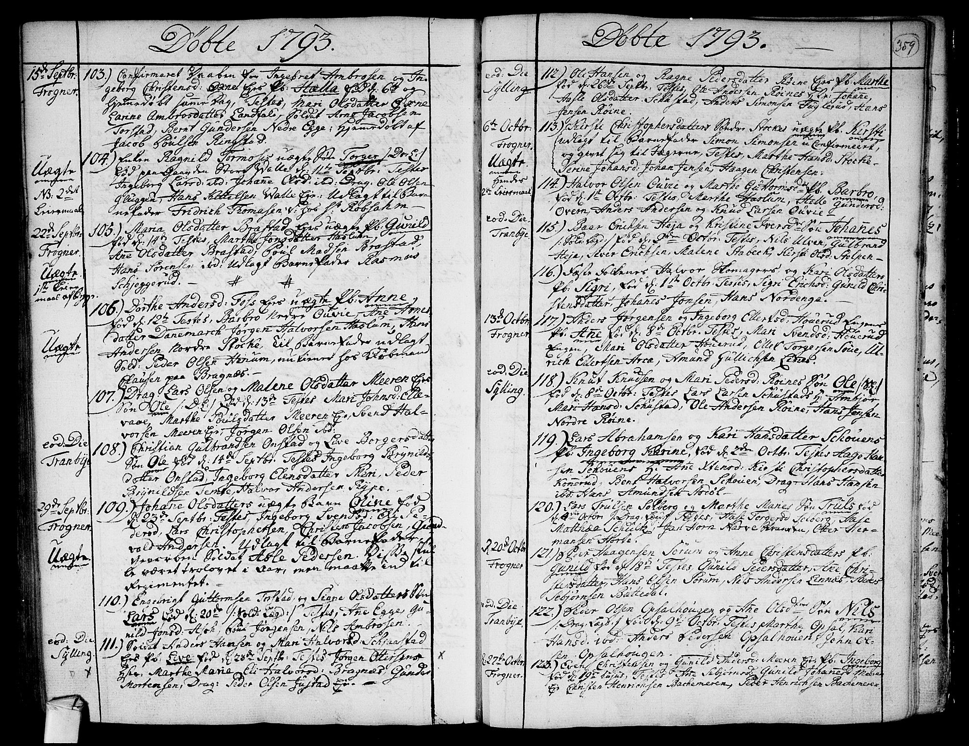 Lier kirkebøker, SAKO/A-230/F/Fa/L0006: Parish register (official) no. I 6, 1777-1794, p. 358-359