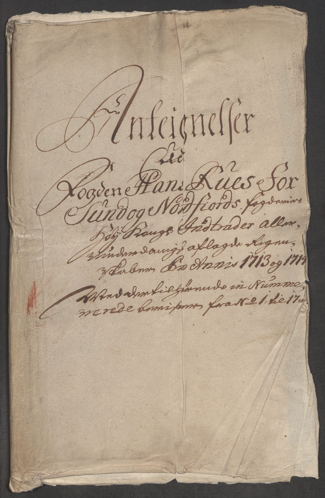 Rentekammeret inntil 1814, Reviderte regnskaper, Fogderegnskap, RA/EA-4092/R53/L3438: Fogderegnskap Sunn- og Nordfjord, 1714, p. 368
