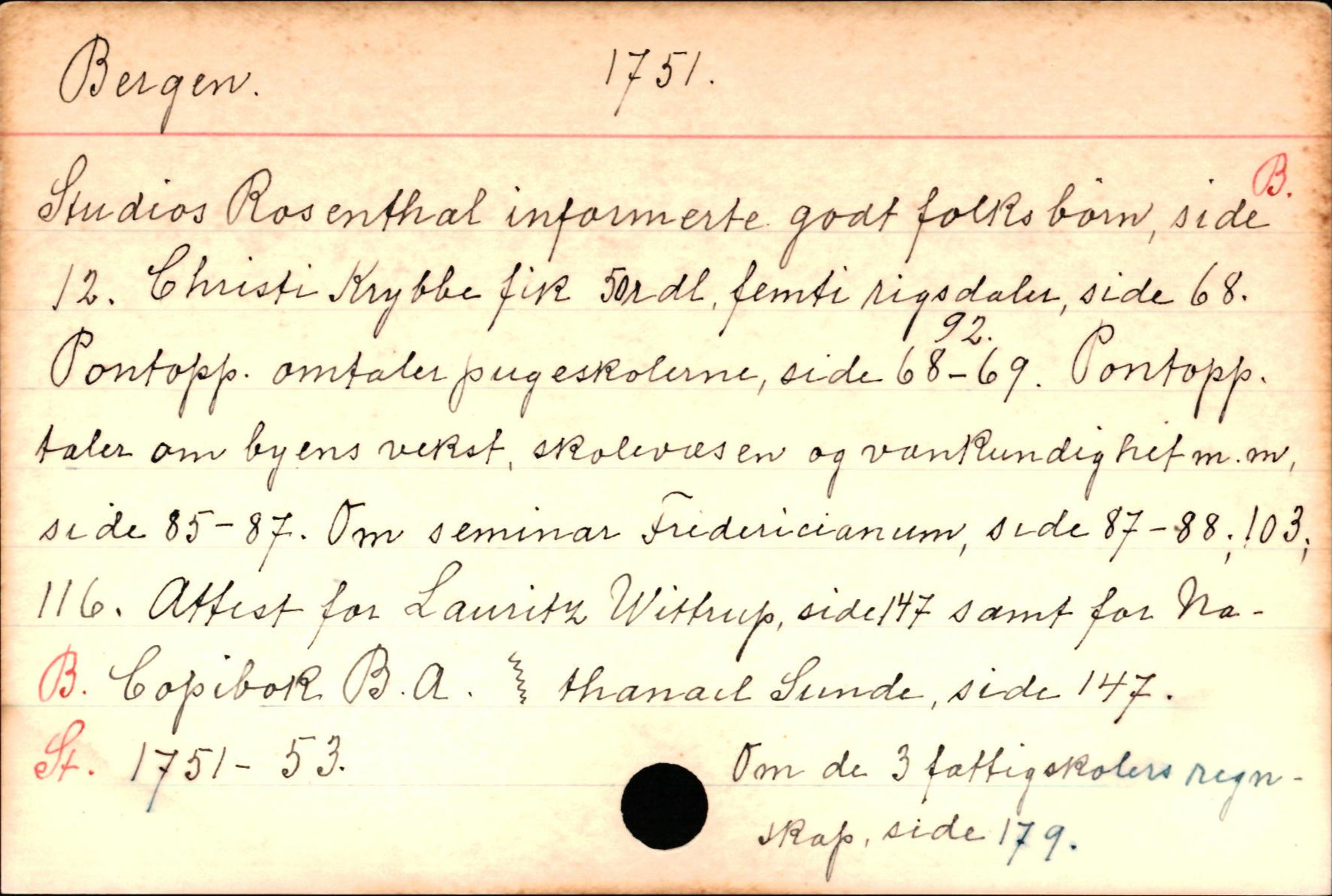 Haugen, Johannes - lærer, AV/SAB-SAB/PA-0036/01/L0001: Om klokkere og lærere, 1521-1904, p. 1112