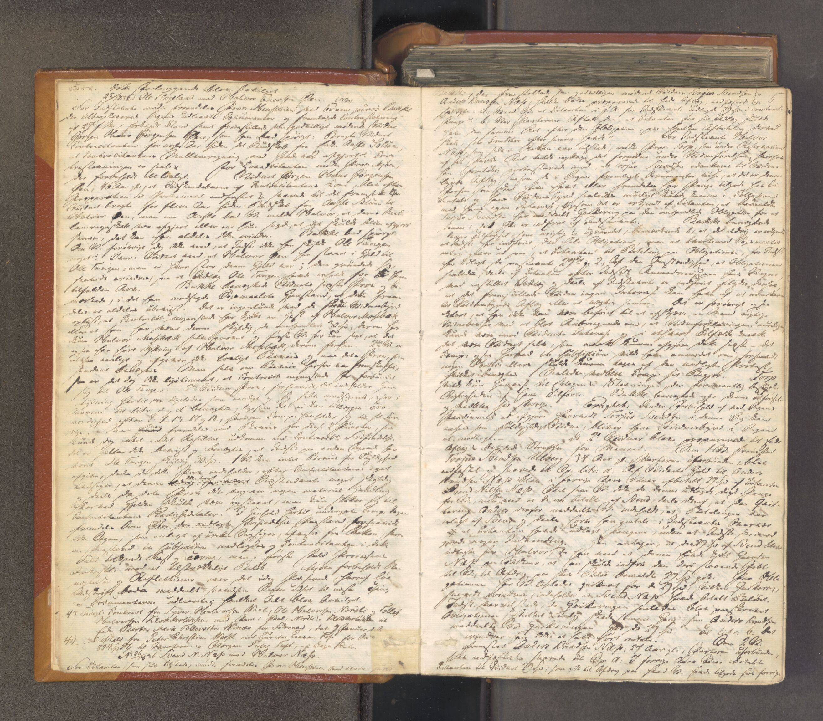 Numedal og Sandsvær sorenskriveri, AV/SAKO-A-128/F/Fa/Faa/L0103: Tingbok for Sandsvær, 1837-1842