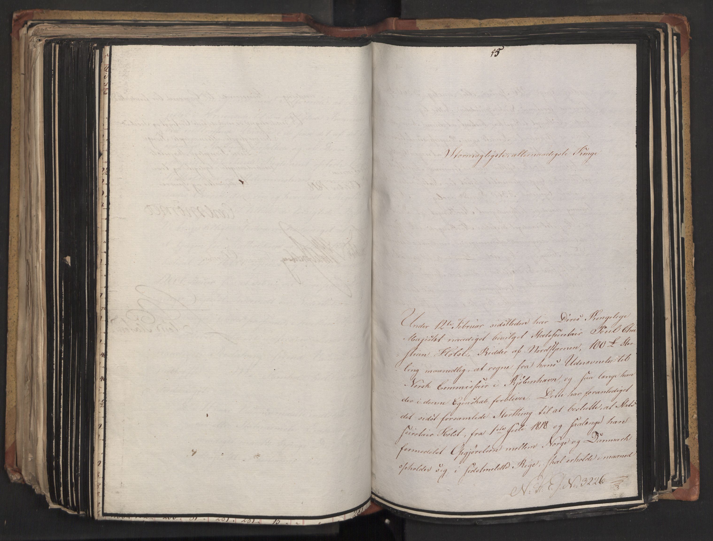 Statsrådsavdelingen i Stockholm, AV/RA-S-1003/D/Da/L0015: Regjeringsinnstillinger nr. 3058-3300, 1818, p. 405