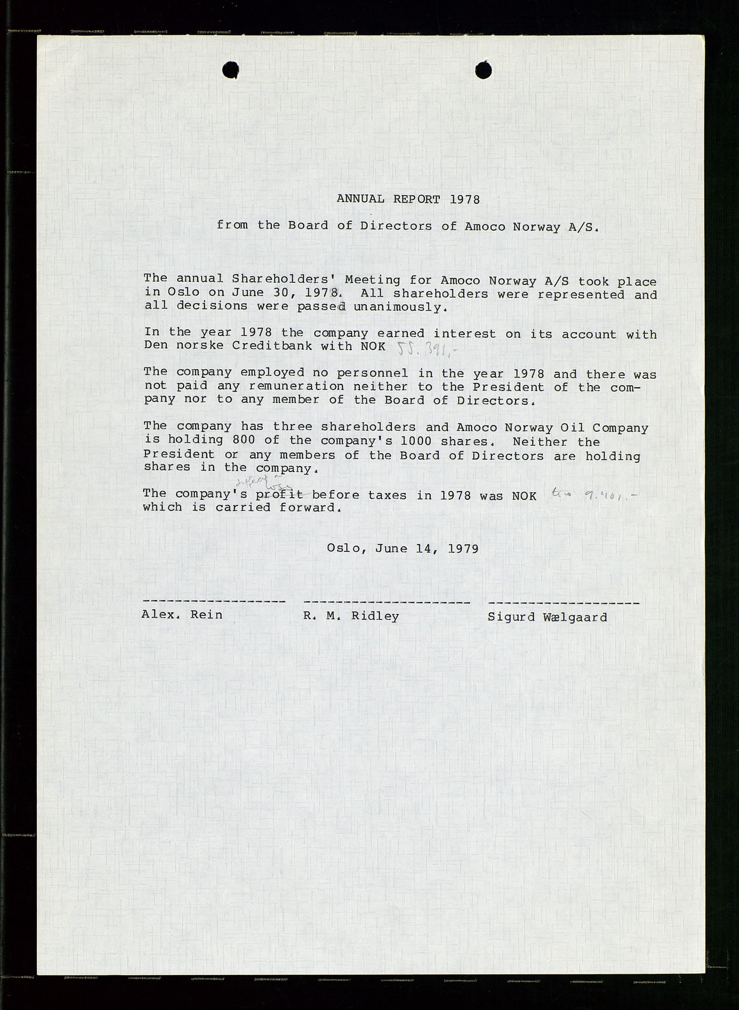 Pa 1740 - Amoco Norway Oil Company, AV/SAST-A-102405/22/A/Aa/L0002: Styreprotokoller og sakspapirer, 1966-1999, p. 442