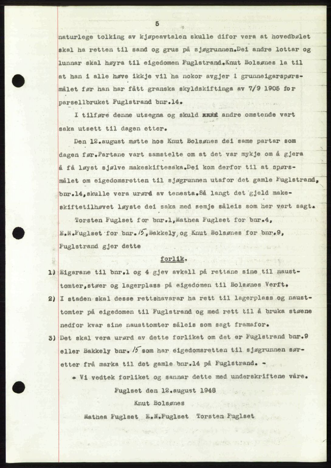 Romsdal sorenskriveri, AV/SAT-A-4149/1/2/2C: Mortgage book no. A28, 1948-1949, Diary no: : 3327/1948