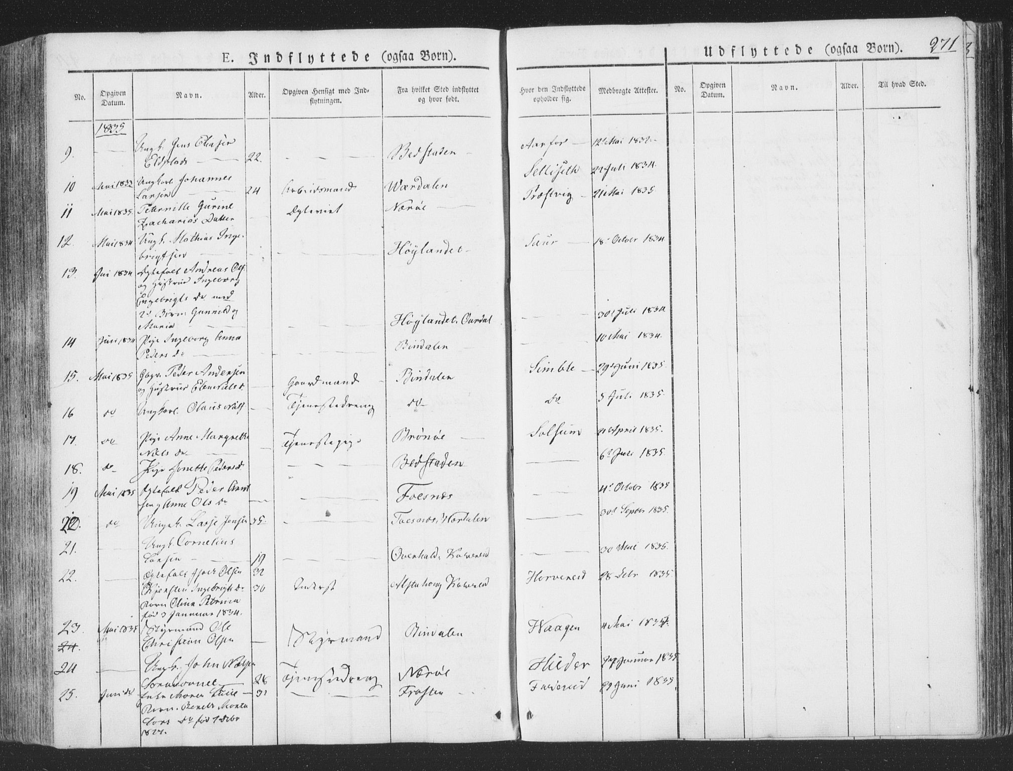 Ministerialprotokoller, klokkerbøker og fødselsregistre - Nord-Trøndelag, AV/SAT-A-1458/780/L0639: Parish register (official) no. 780A04, 1830-1844, p. 271