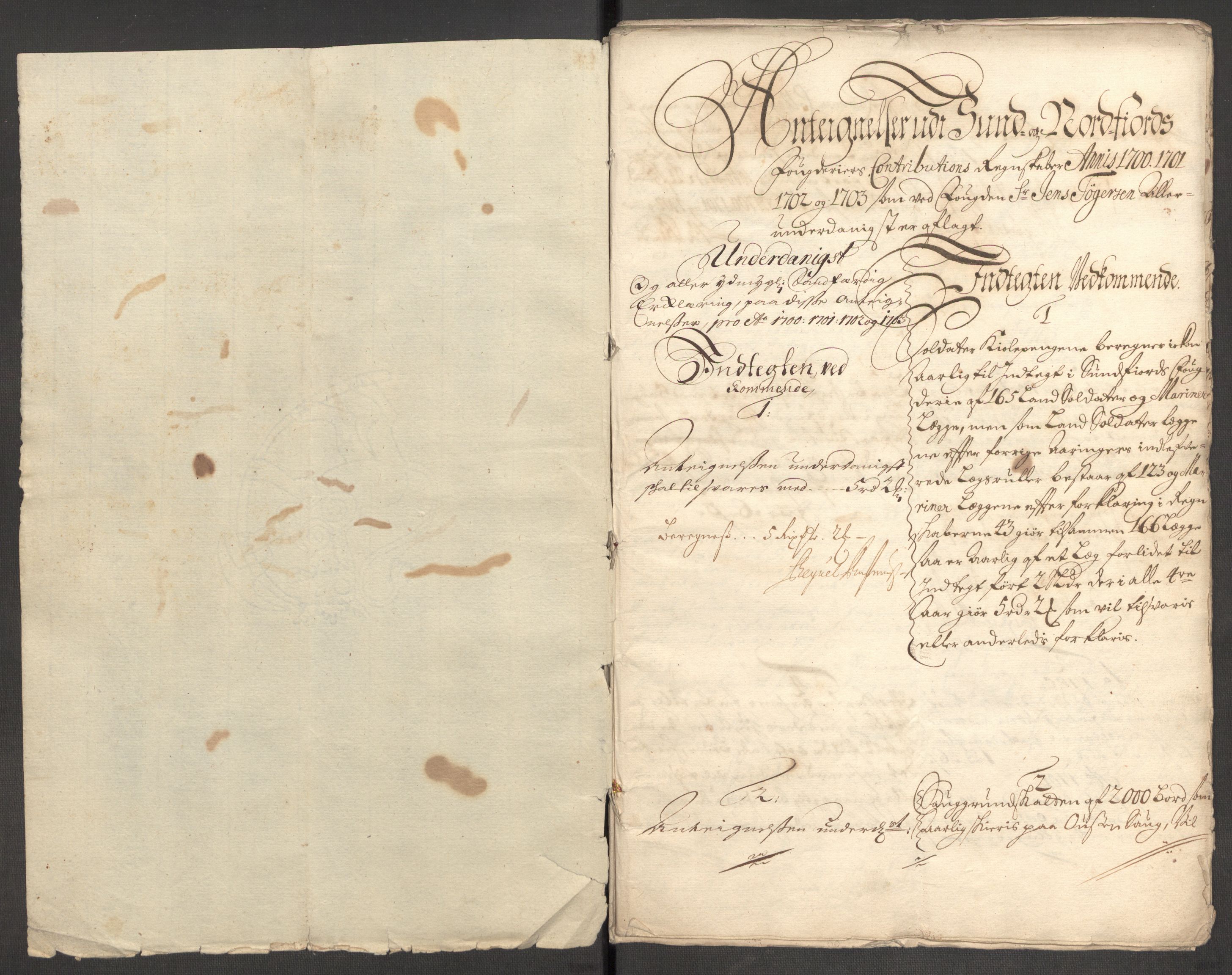 Rentekammeret inntil 1814, Reviderte regnskaper, Fogderegnskap, AV/RA-EA-4092/R53/L3427: Fogderegnskap Sunn- og Nordfjord, 1703, p. 297