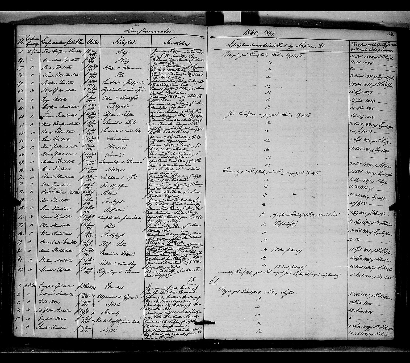 Nord-Odal prestekontor, AV/SAH-PREST-032/H/Ha/Haa/L0003: Parish register (official) no. 3, 1851-1865, p. 126