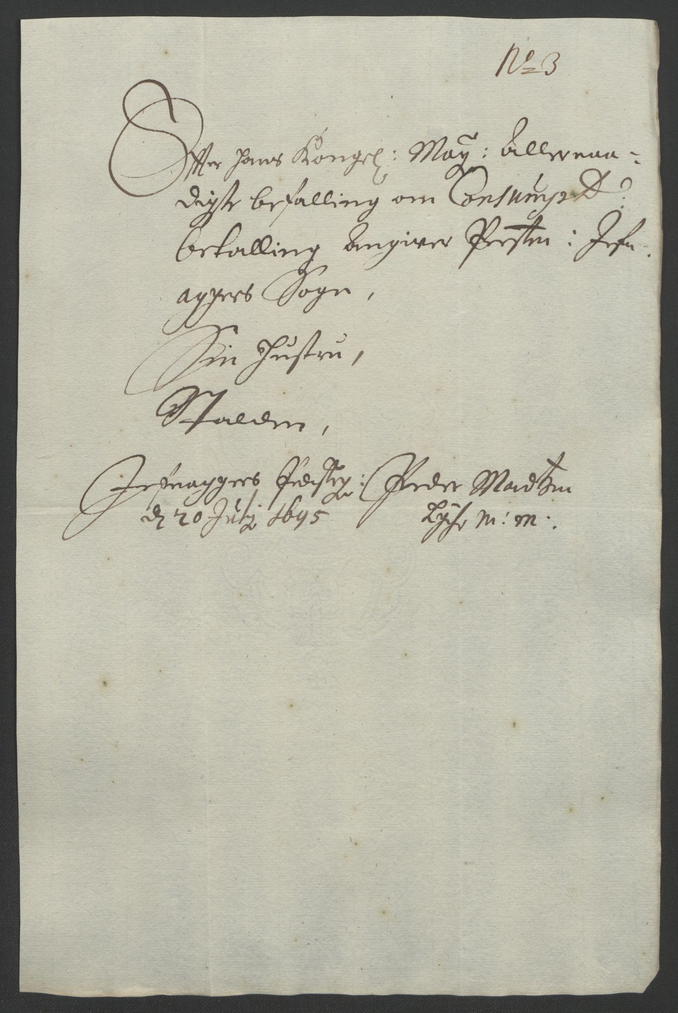 Rentekammeret inntil 1814, Reviderte regnskaper, Fogderegnskap, AV/RA-EA-4092/R18/L1293: Fogderegnskap Hadeland, Toten og Valdres, 1695, p. 130