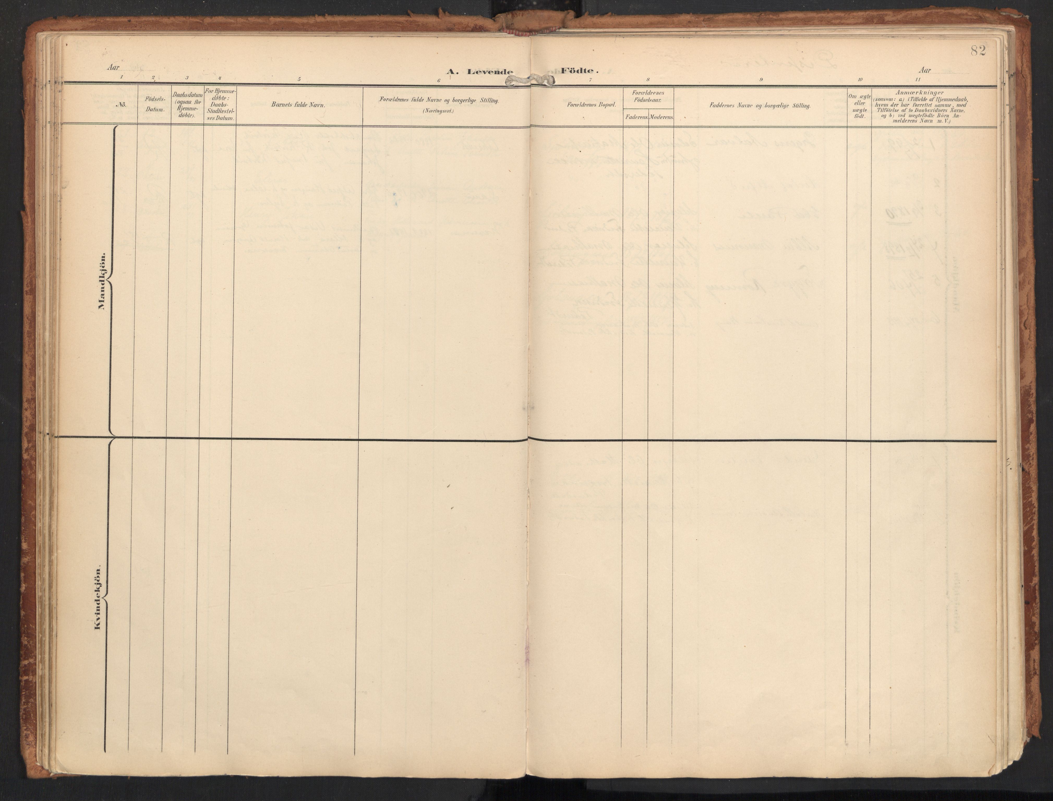 Ministerialprotokoller, klokkerbøker og fødselsregistre - Nordland, AV/SAT-A-1459/814/L0227: Parish register (official) no. 814A08, 1899-1920, p. 82