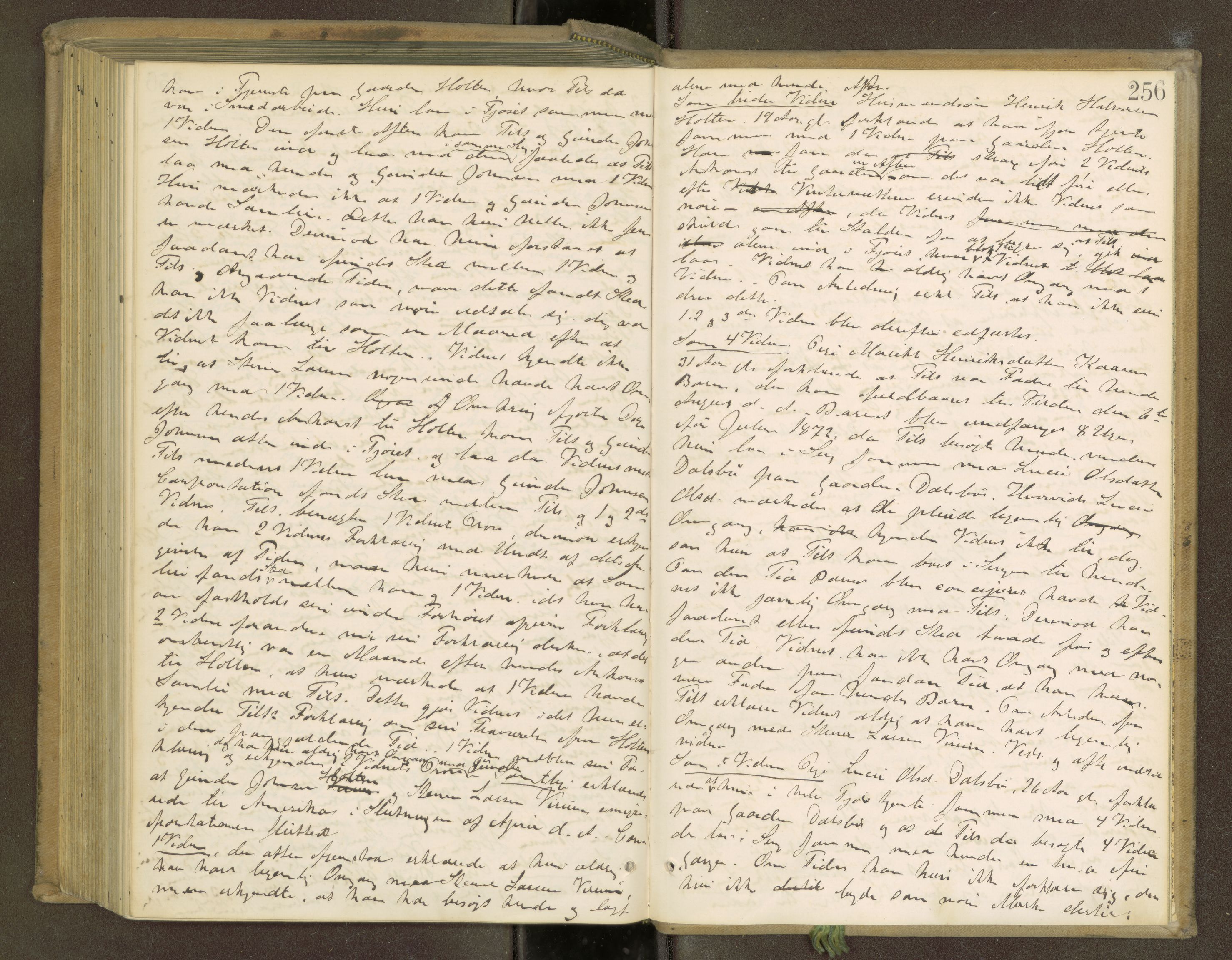 Nordmøre sorenskriveri, AV/SAT-A-4132/1/1/1B/L0012: Ekstrarettsprotokoll, 1870-1874, p. 255b-256a