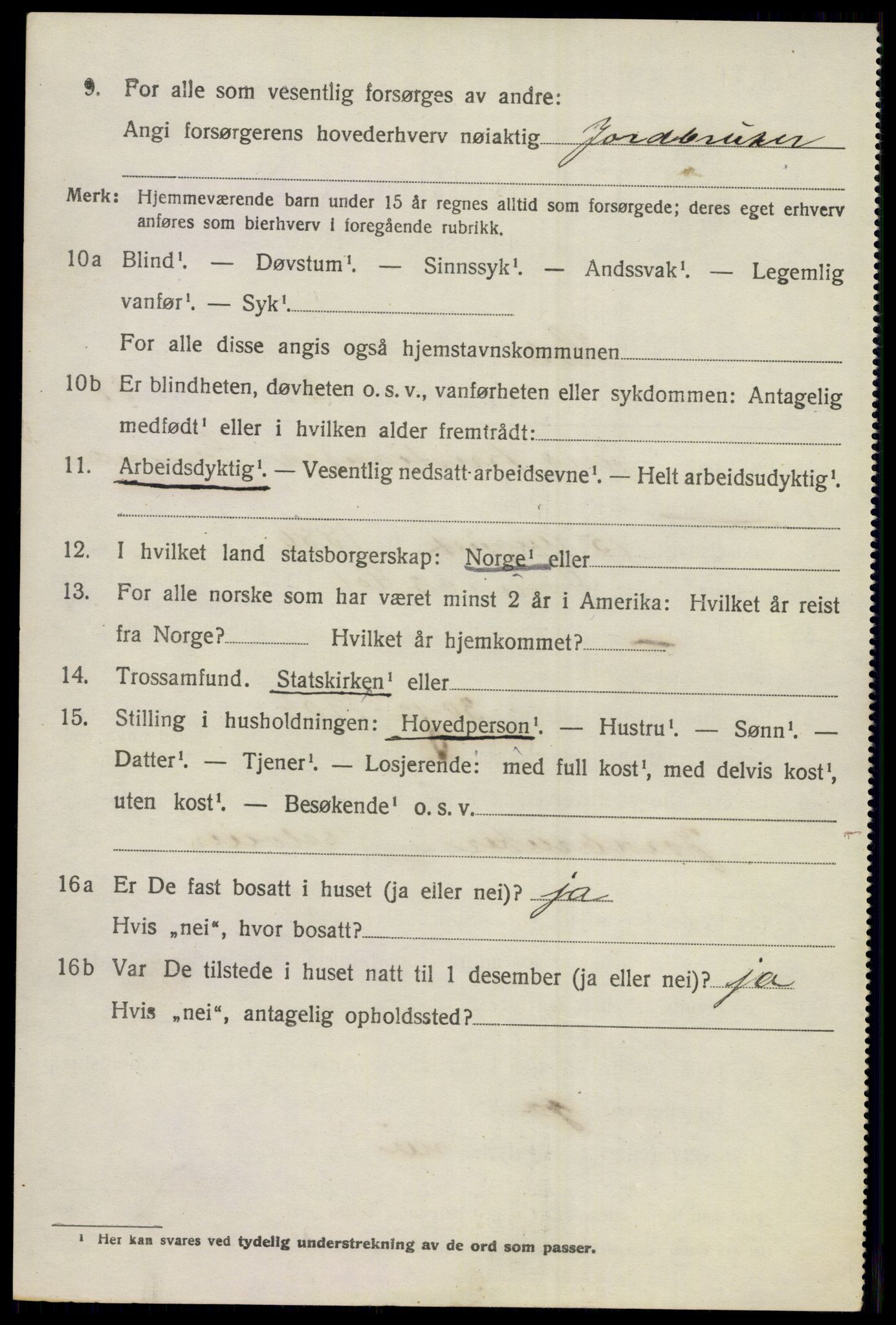 SAKO, 1920 census for Hole, 1920, p. 4456