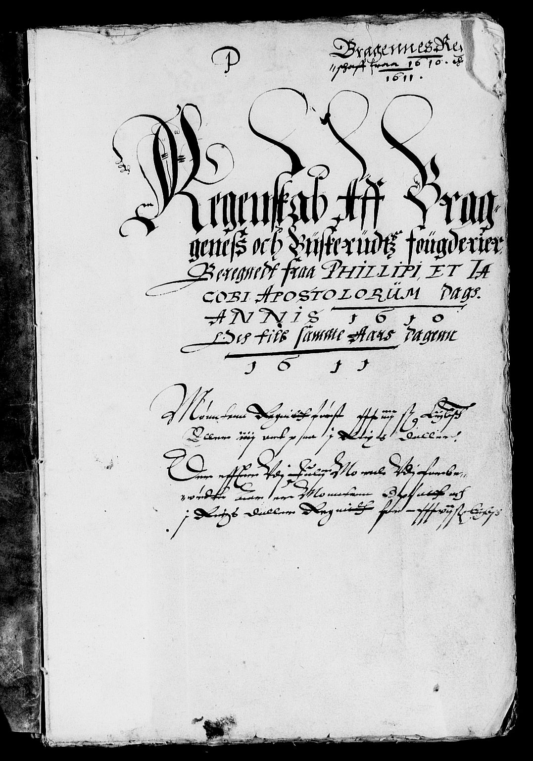 Rentekammeret inntil 1814, Reviderte regnskaper, Lensregnskaper, AV/RA-EA-5023/R/Rb/Rba/L0026: Akershus len, 1610-1612