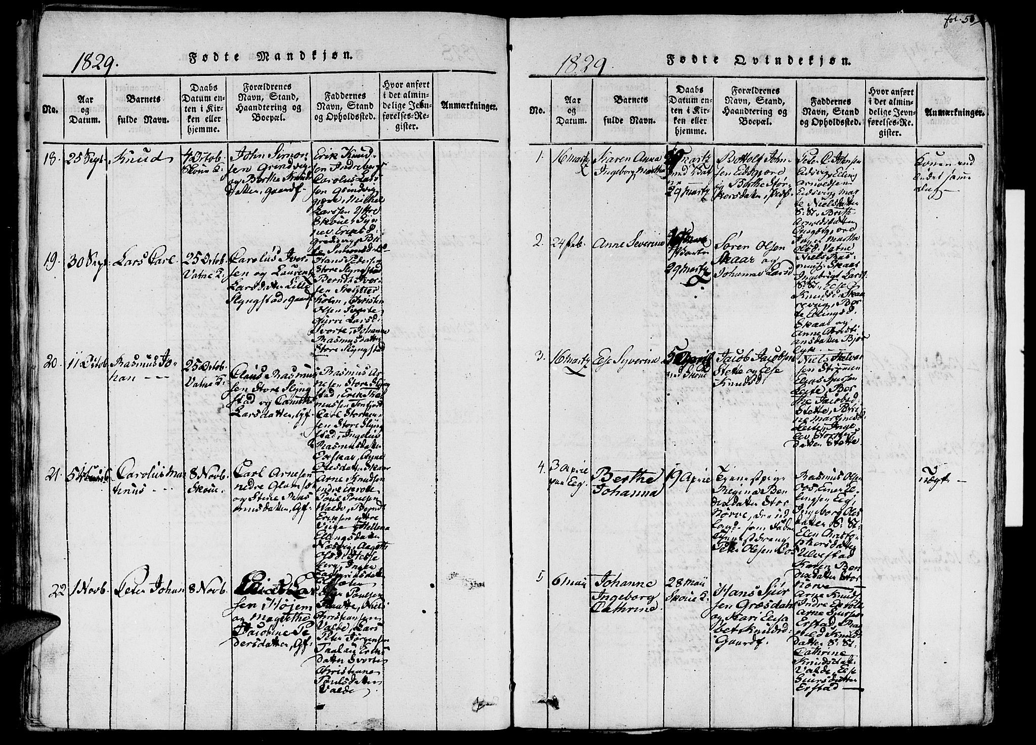 Ministerialprotokoller, klokkerbøker og fødselsregistre - Møre og Romsdal, AV/SAT-A-1454/524/L0351: Parish register (official) no. 524A03, 1816-1838, p. 51