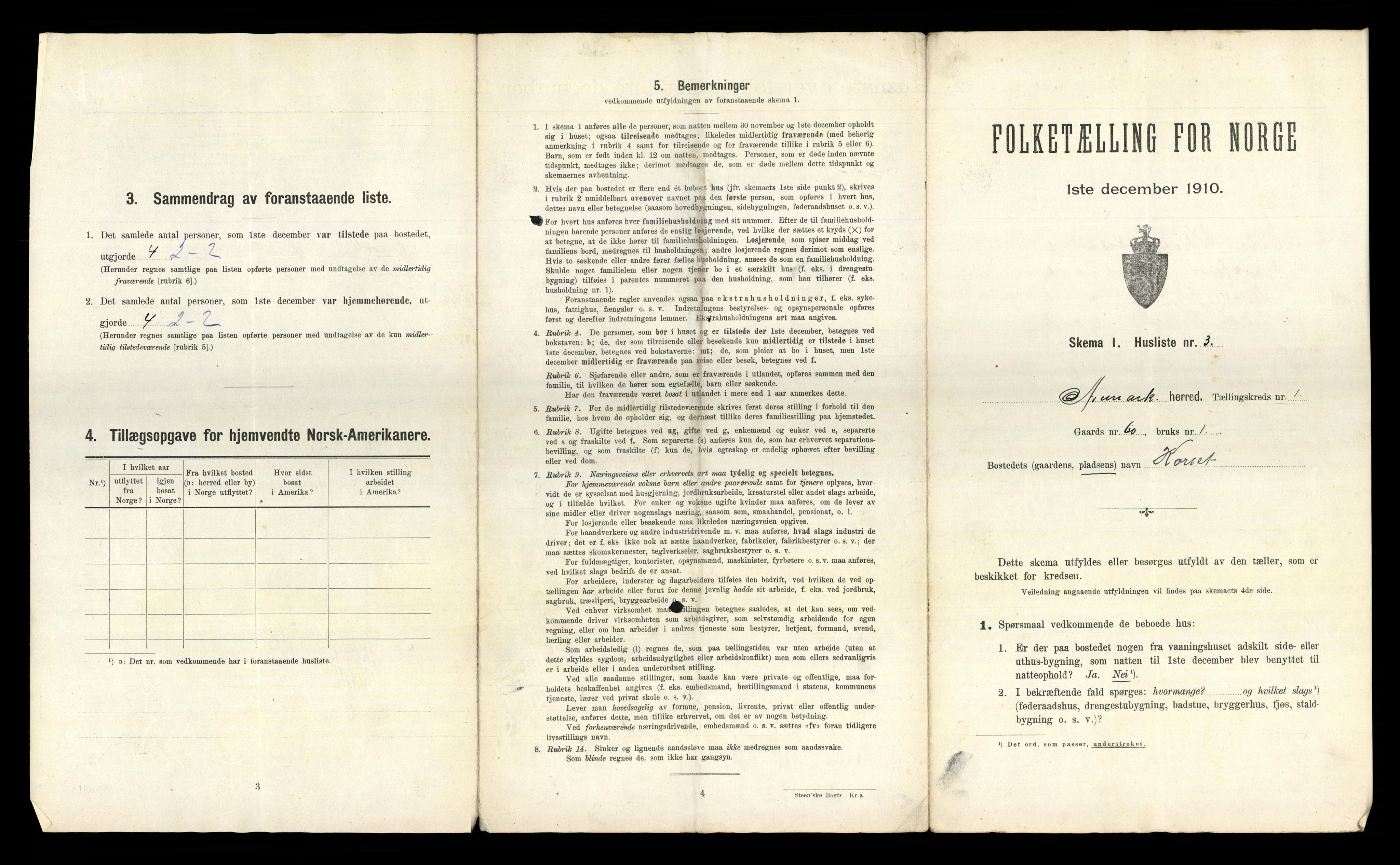 RA, 1910 census for Aremark, 1910, p. 27