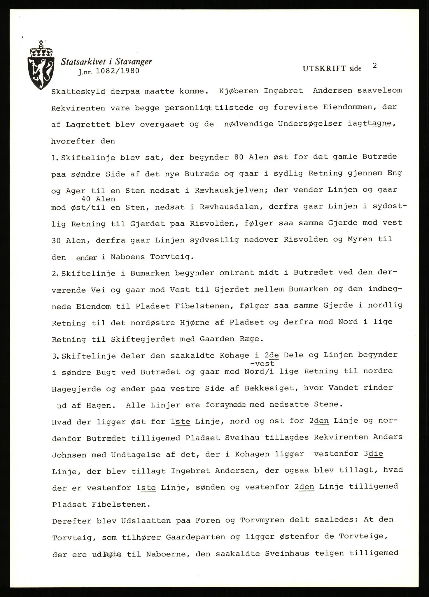 Statsarkivet i Stavanger, AV/SAST-A-101971/03/Y/Yj/L0025: Avskrifter sortert etter gårdsnavn: Garpestad - Gjerde, 1750-1930, p. 367